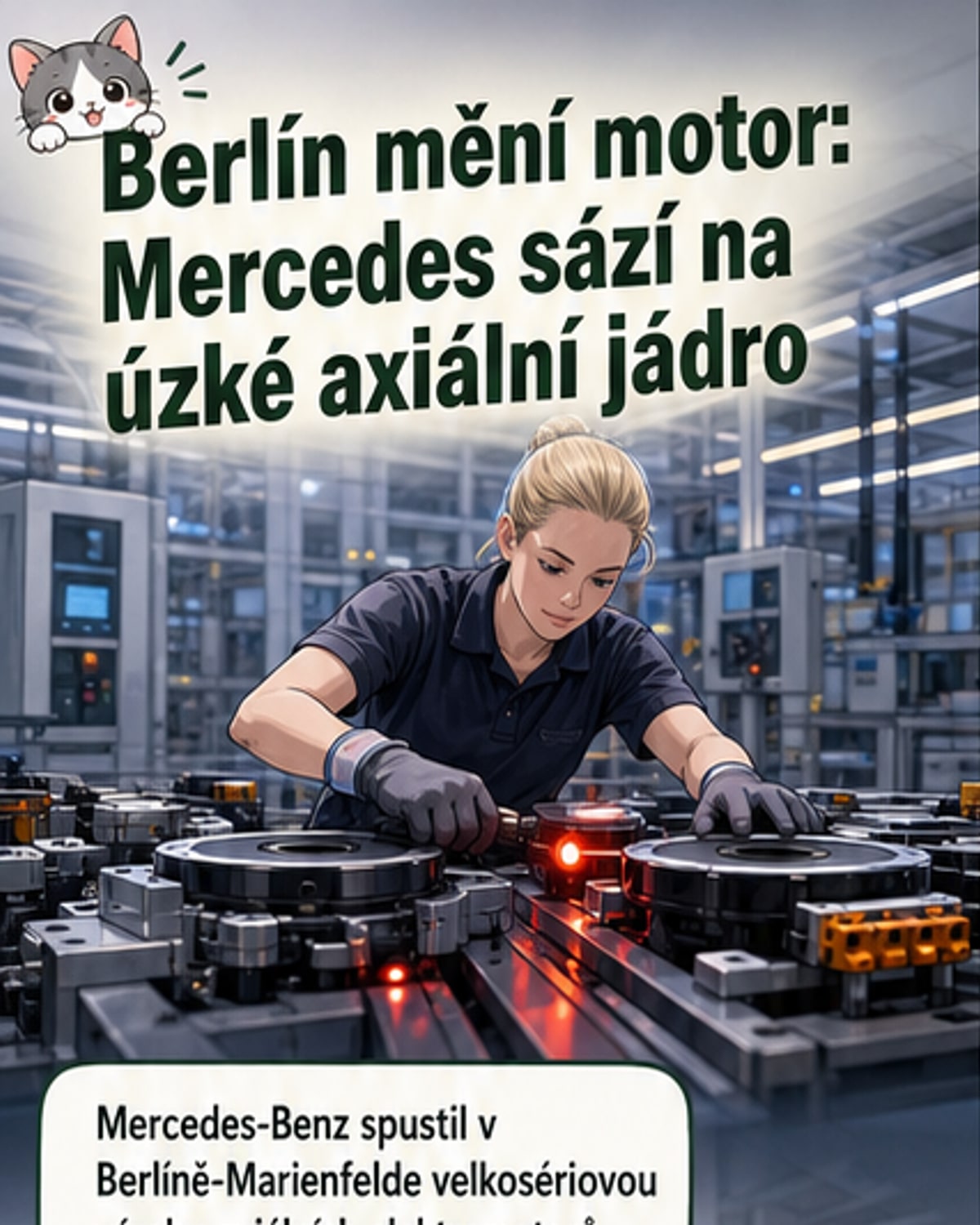 Mercedes spustil sériovou výrobu revolučních motorů
