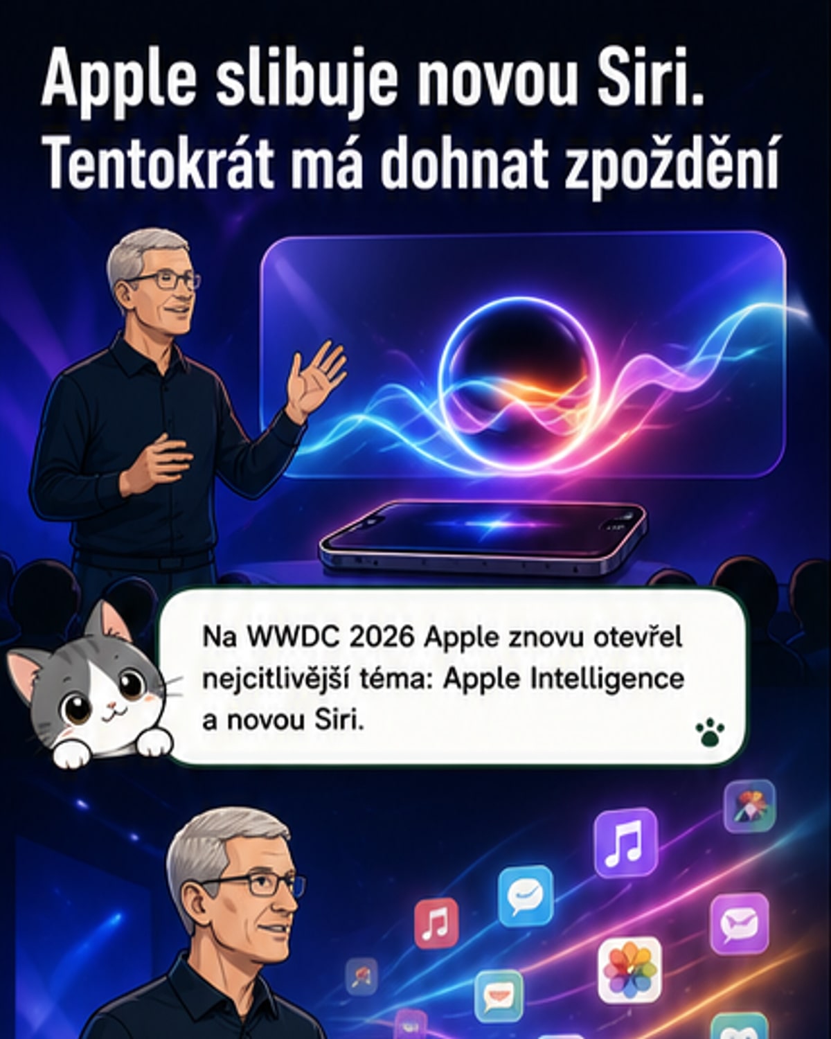 Apple představil novou Siri s AI