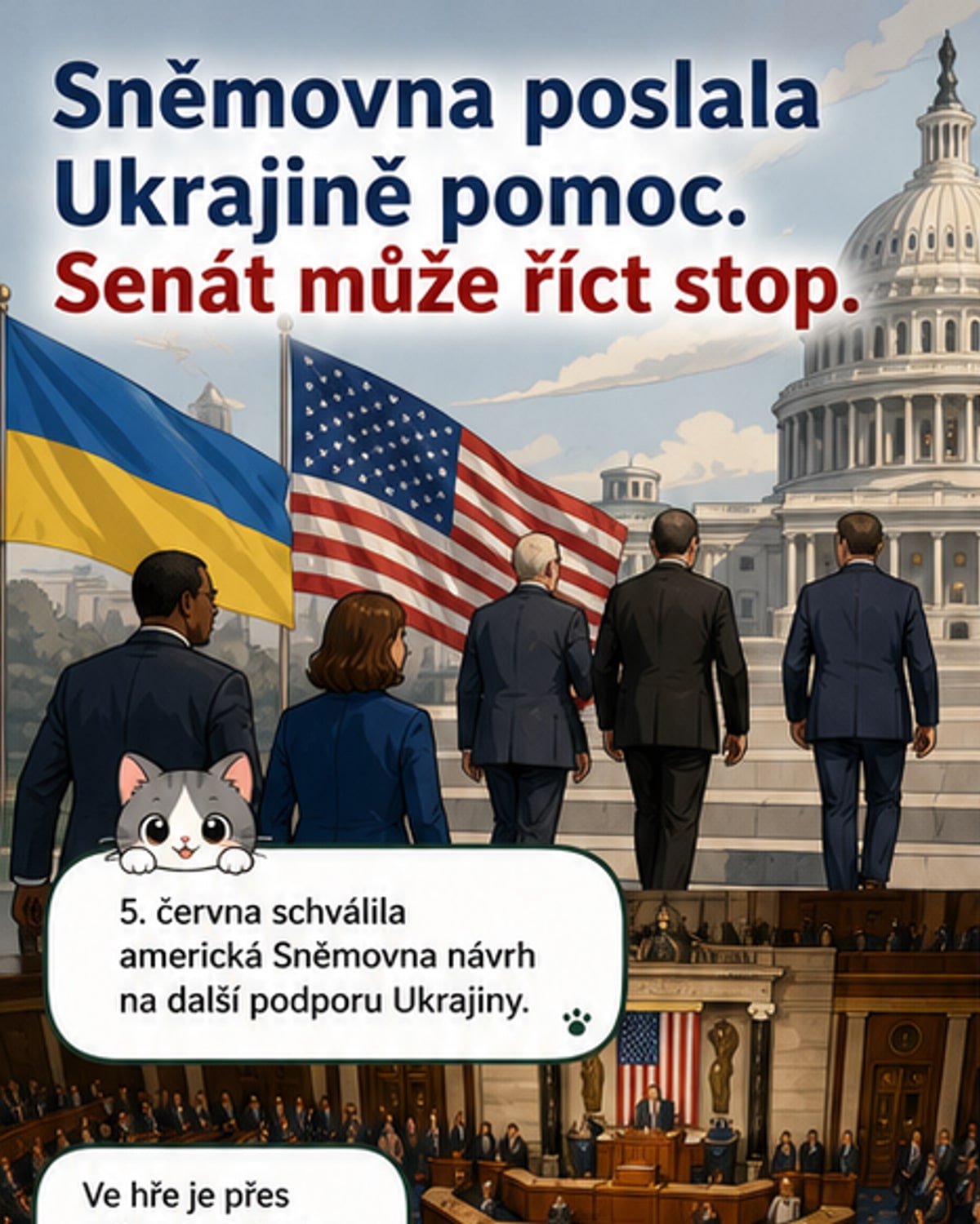Sněmovna USA schválila pomoc pro Ukrajinu