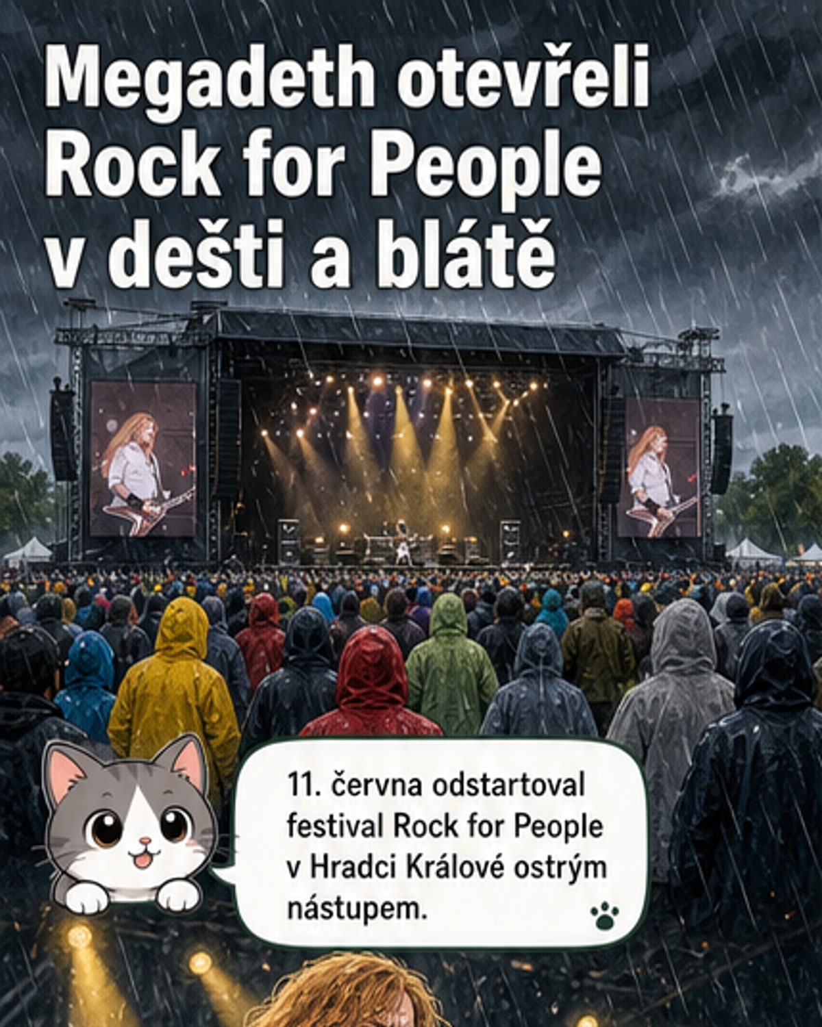 Megadeth otevřeli Rock for People