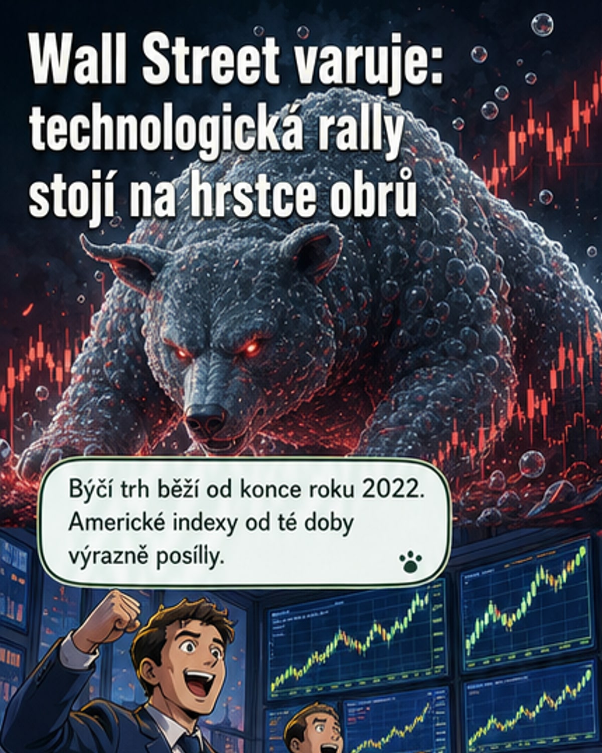 Akciová bublina znovu hrozí