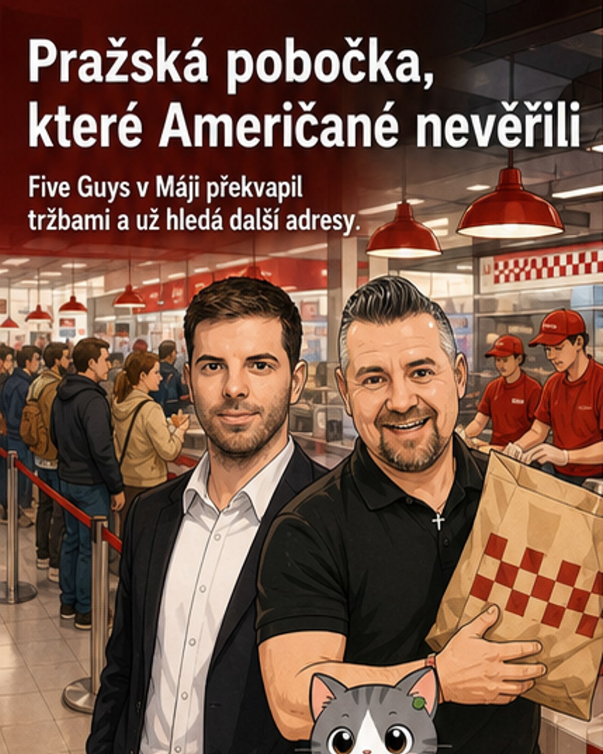 Five Guys explodoval v Praze