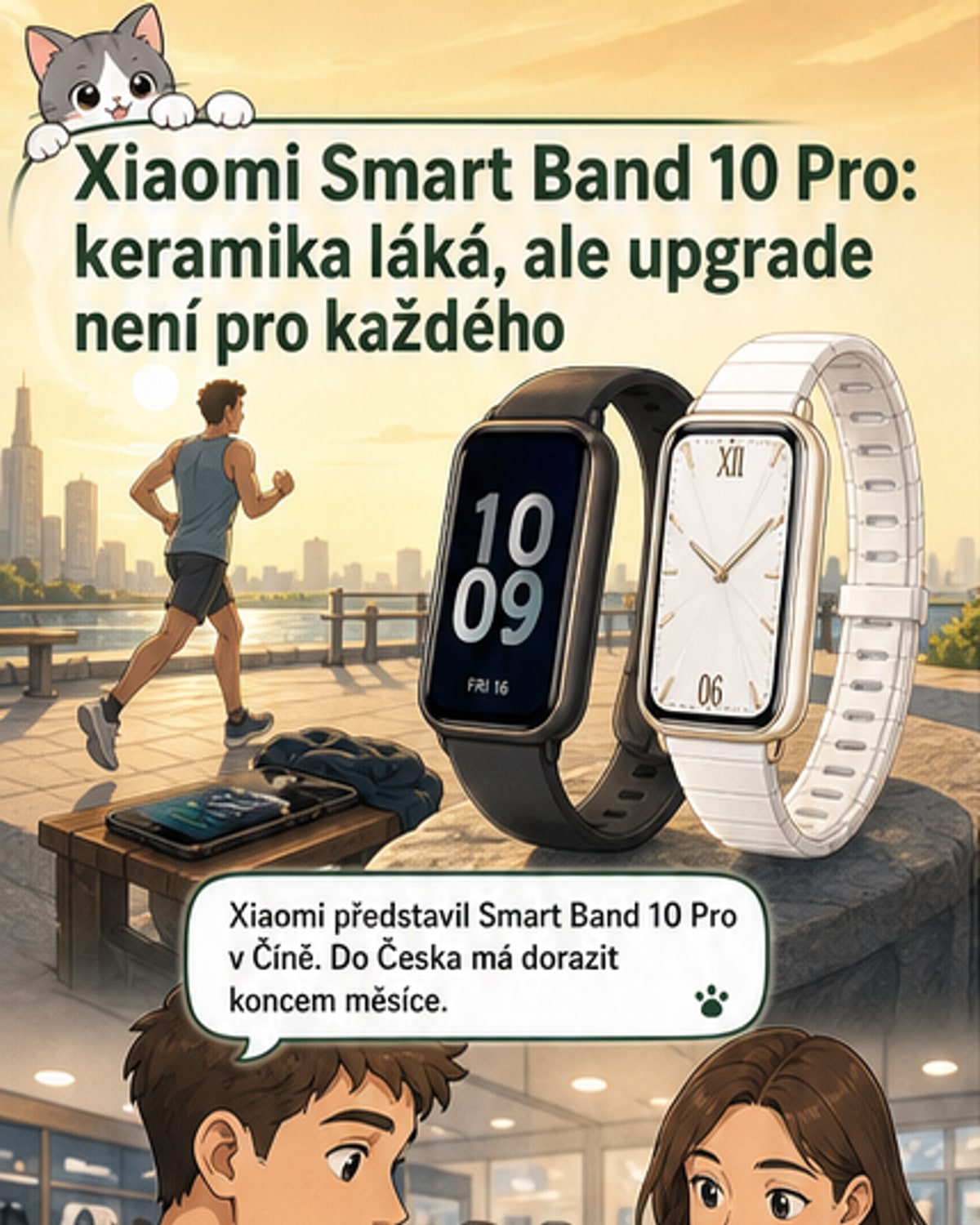 Xiaomi představil Smart Band 10 Pro