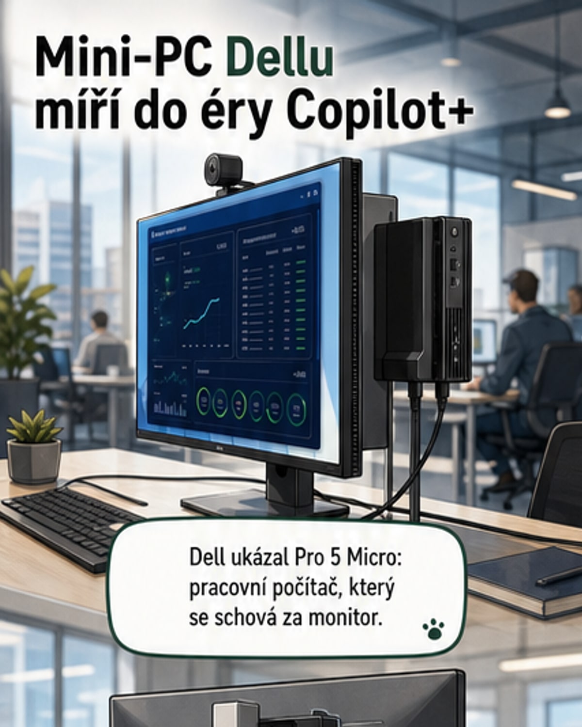 Dell představil mini-PC s Intel Panther Lake