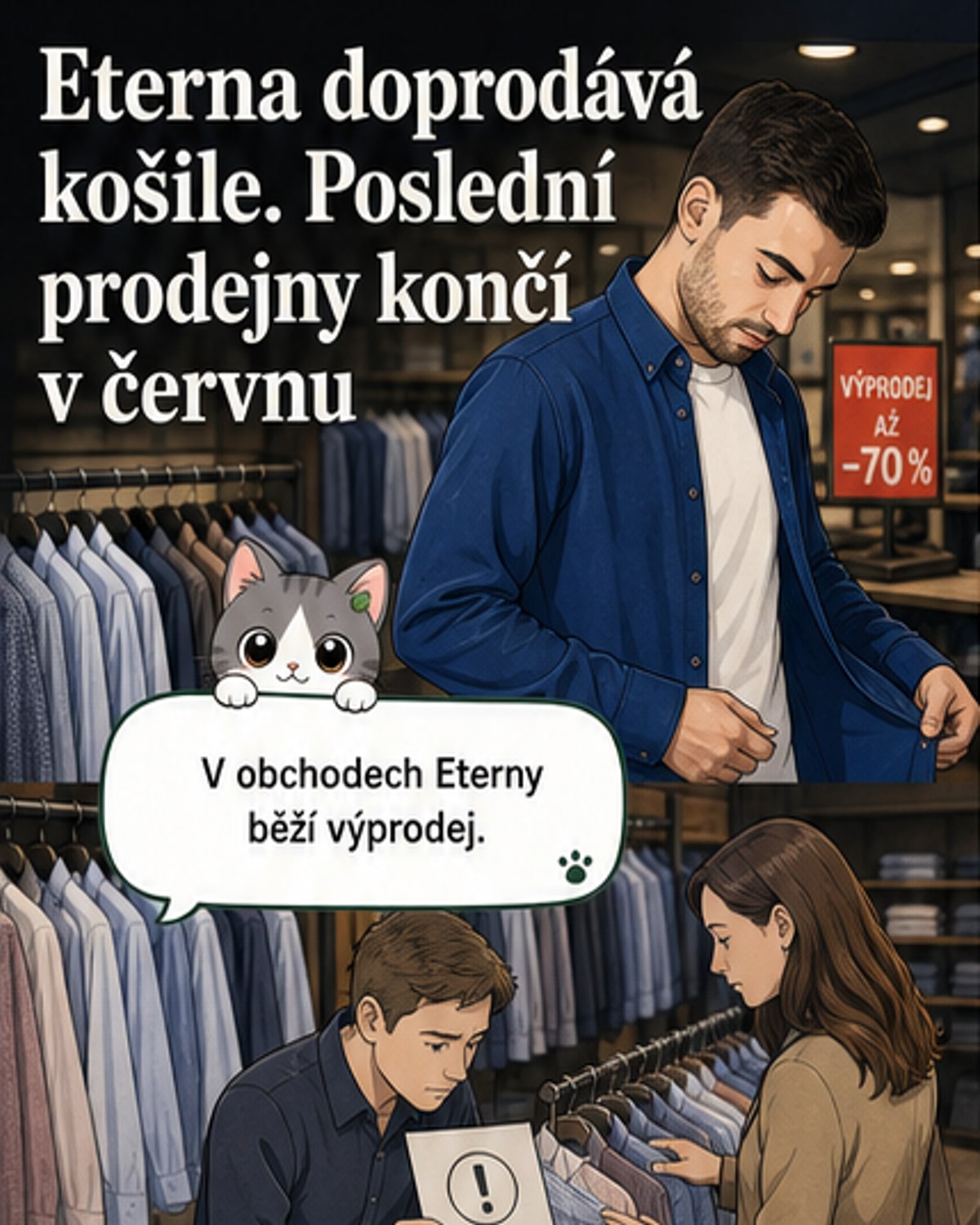 Eterna končí: uzavírá všechny pobočky