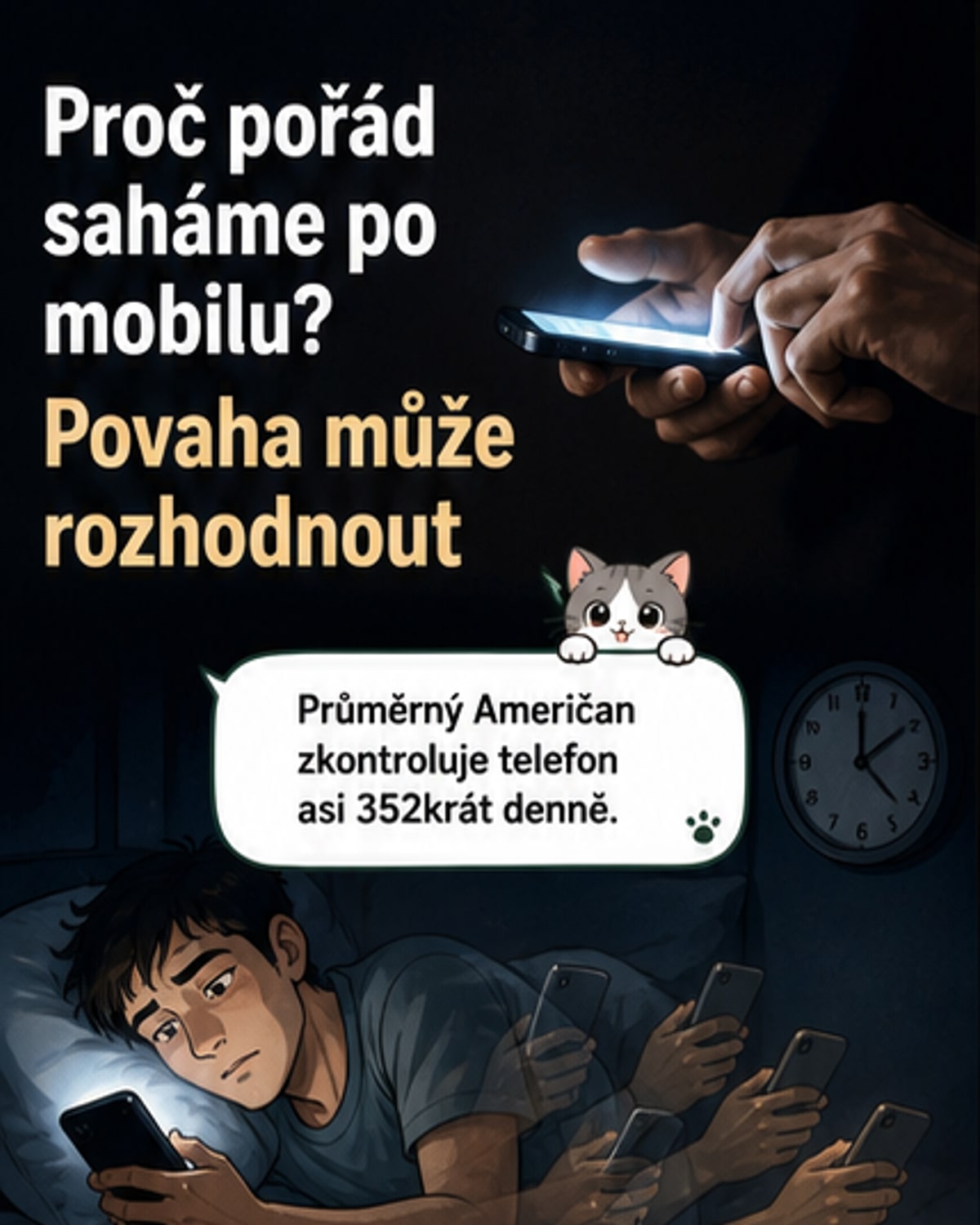 Proč někteří lidé neustále kontrolují mobil