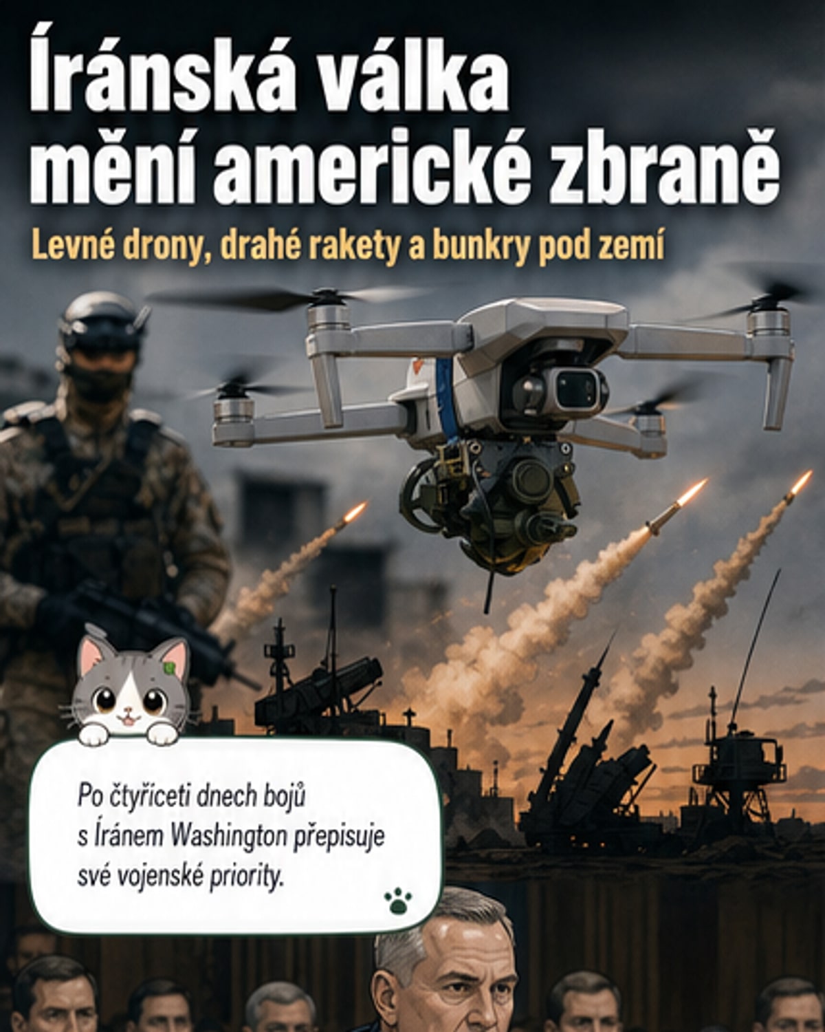 USA mění válku kvůli Íránu