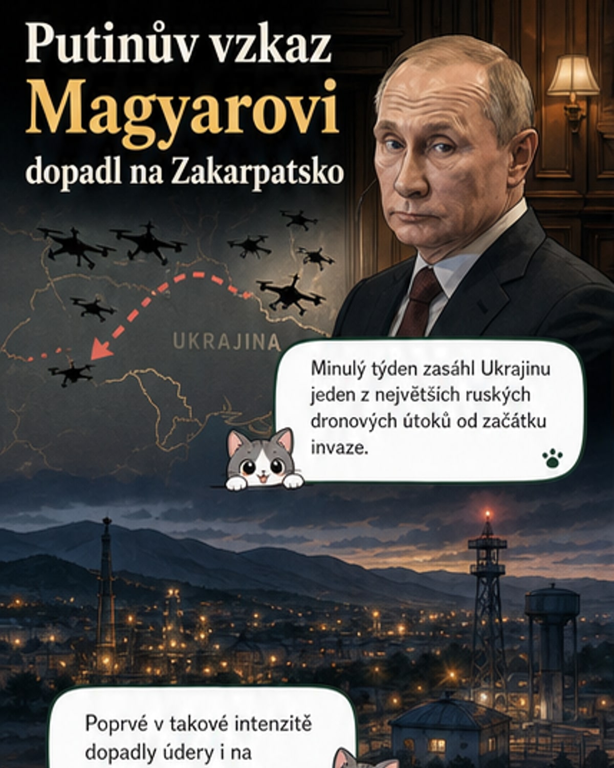 Varovný úder na Zakarpatsko