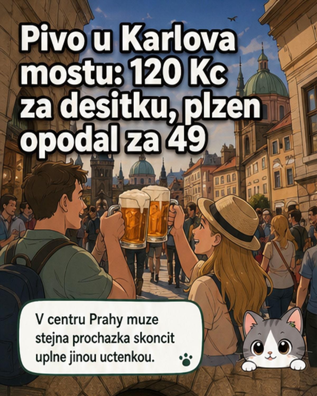Pivo v centru Prahy: 49 až 120 korun