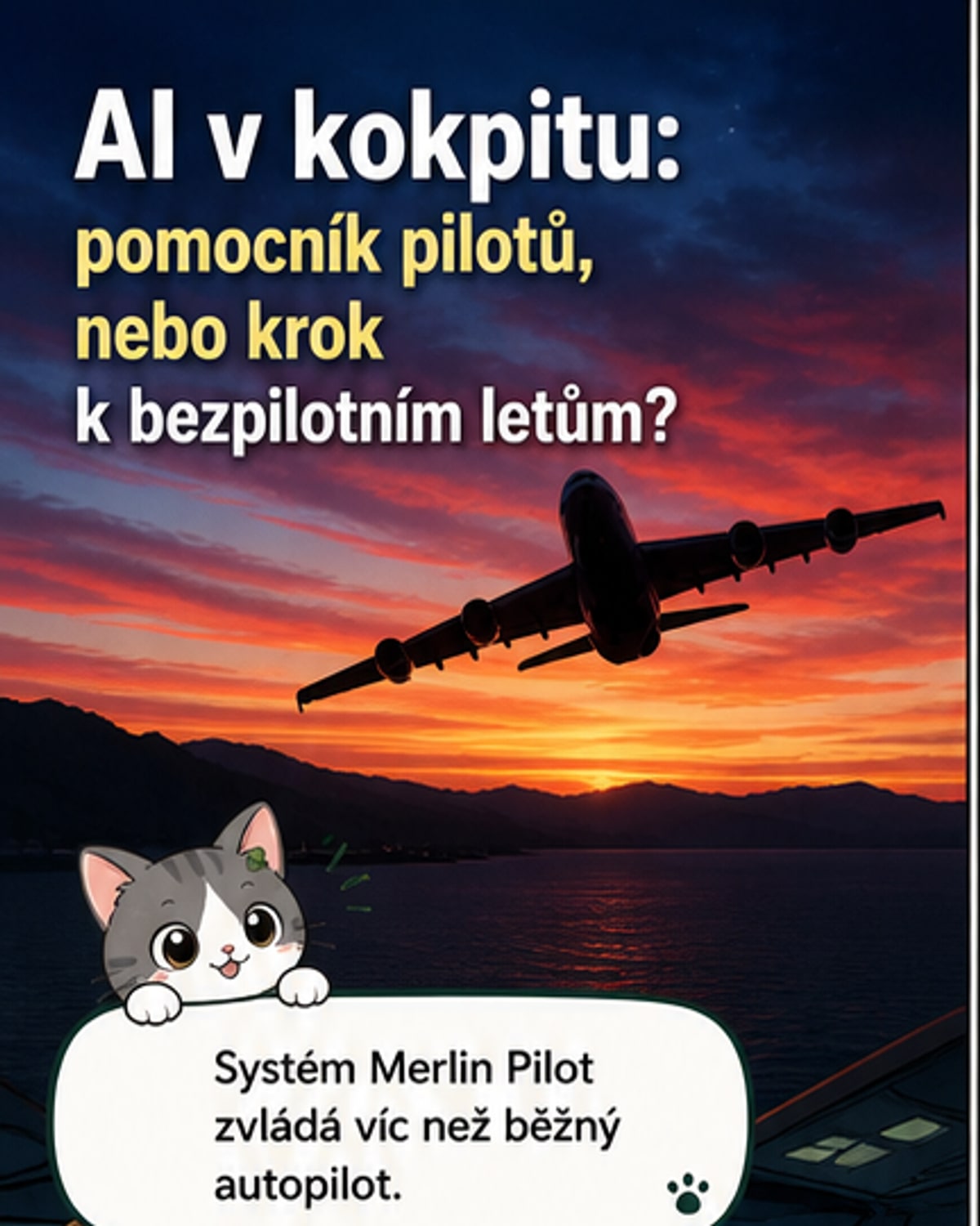 AI v kokpitu: pilot už není sám