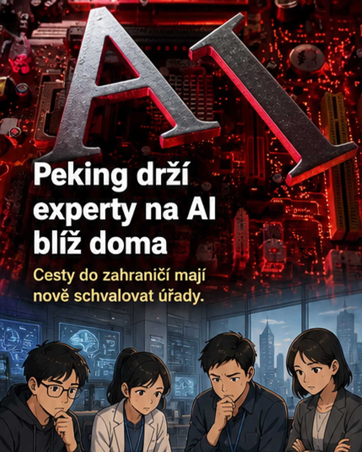 Čína zadržuje AI experty doma