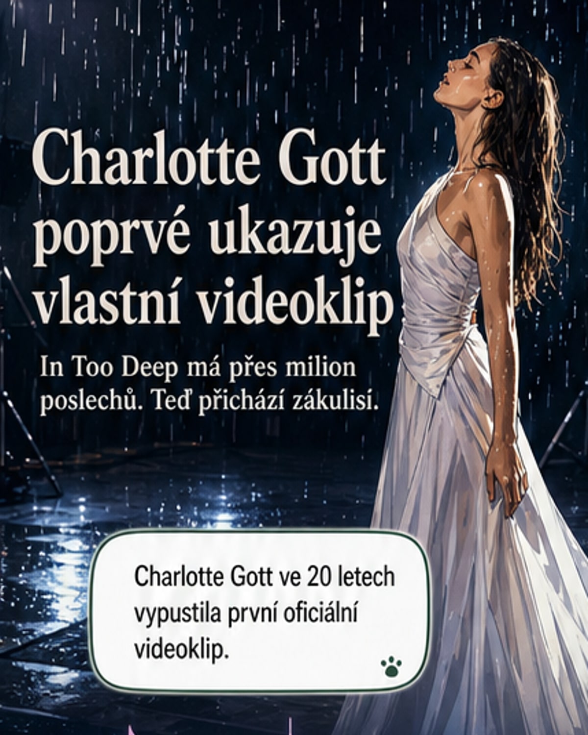 Charlotte Gott uvedla svůj první klip