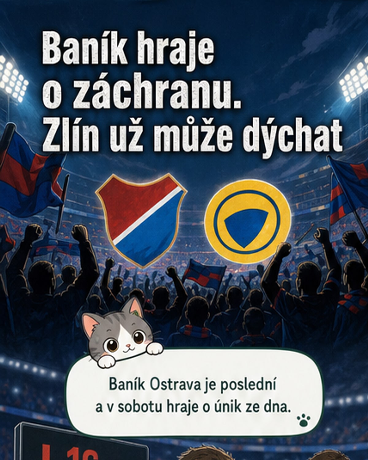 Baník na pokraji pádu