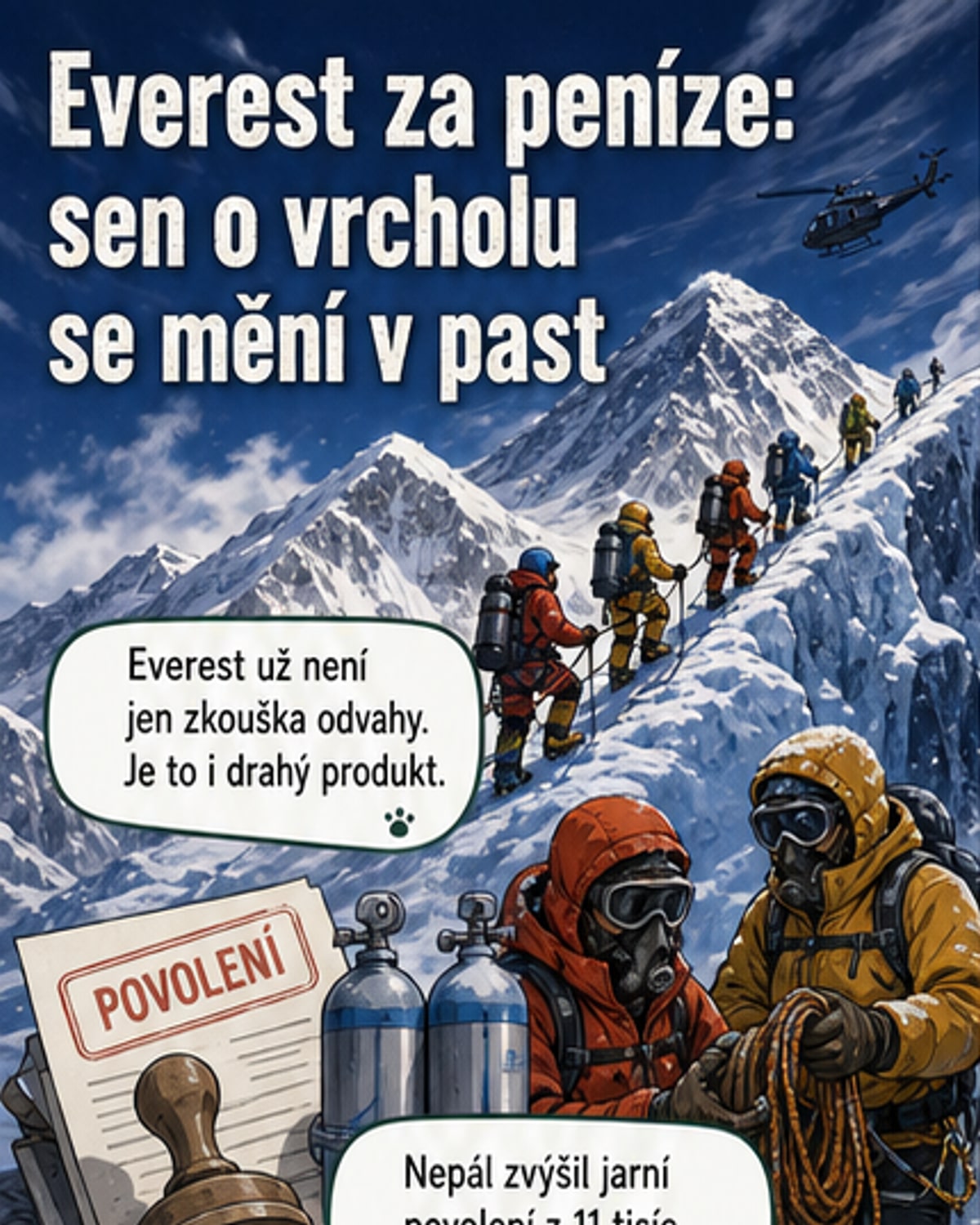 Everest: sen nebo past plná rizika?