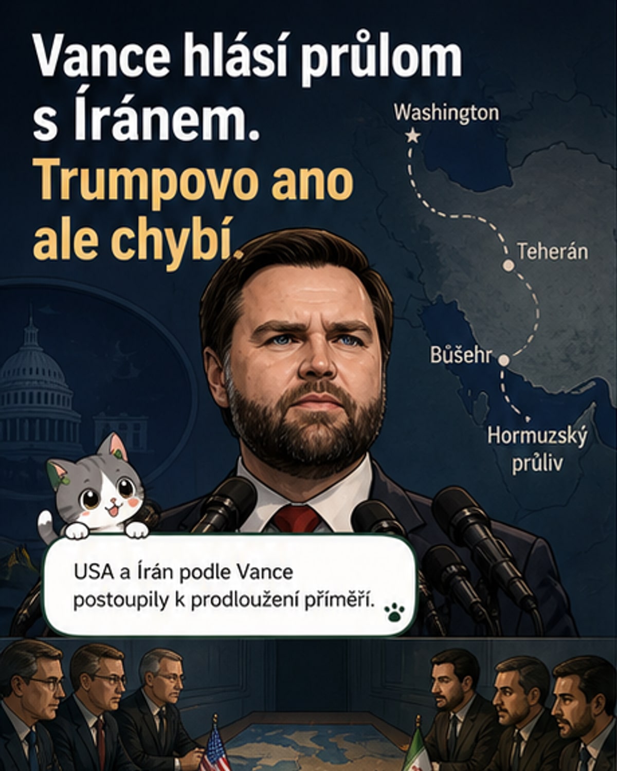 USA a Írán blízko dohody o míru
