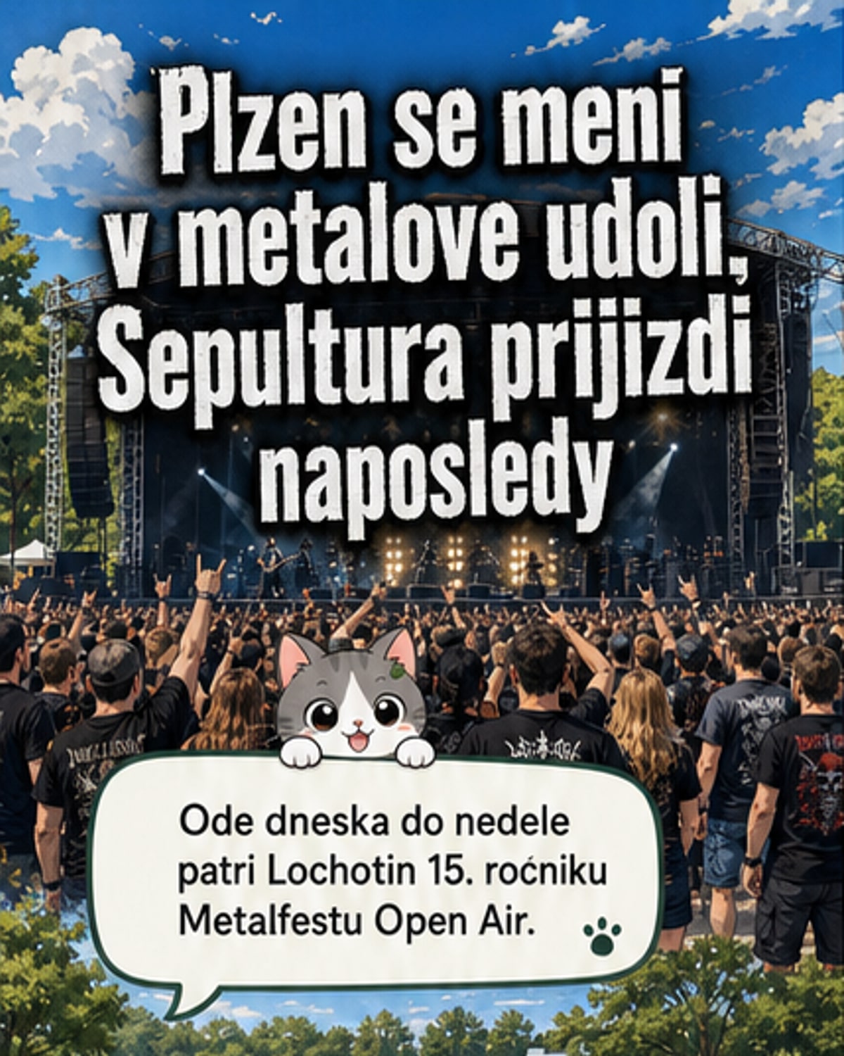 V Plzni začíná Metalfest s Anthraxem