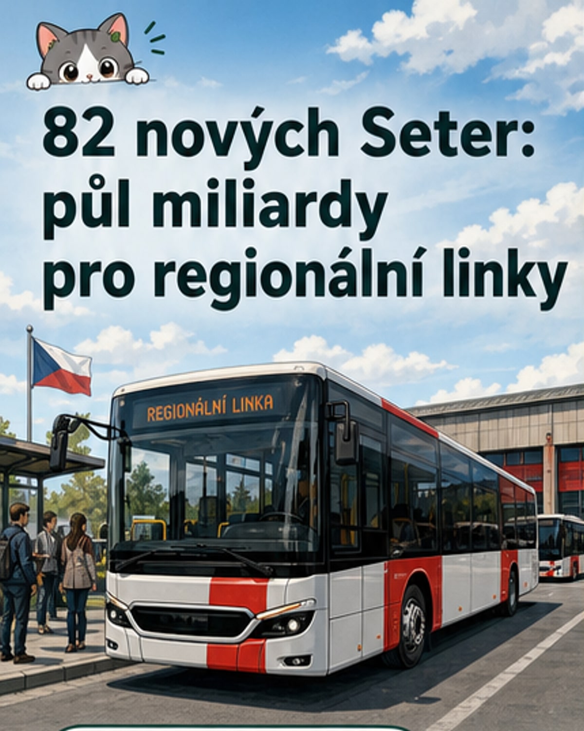 Půl miliardy do nových autobusů