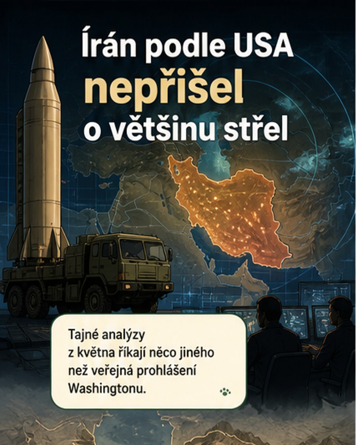 Írán má stále 70 % raketových sil