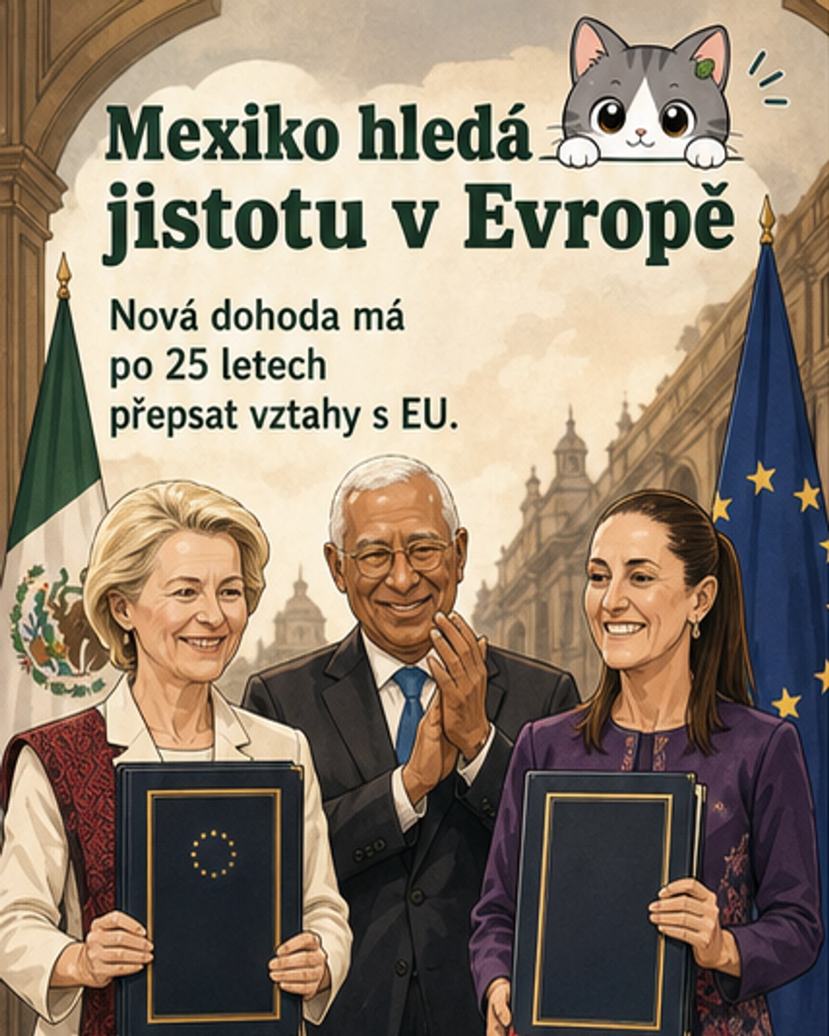 Mexiko a EU posilují hospodářské vazby