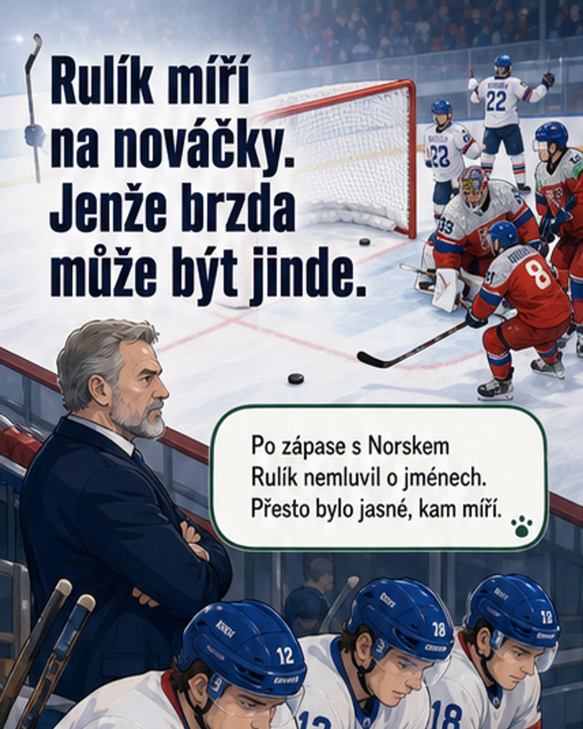 Rulíkova kritika mladých: slova neodpovídají činům
