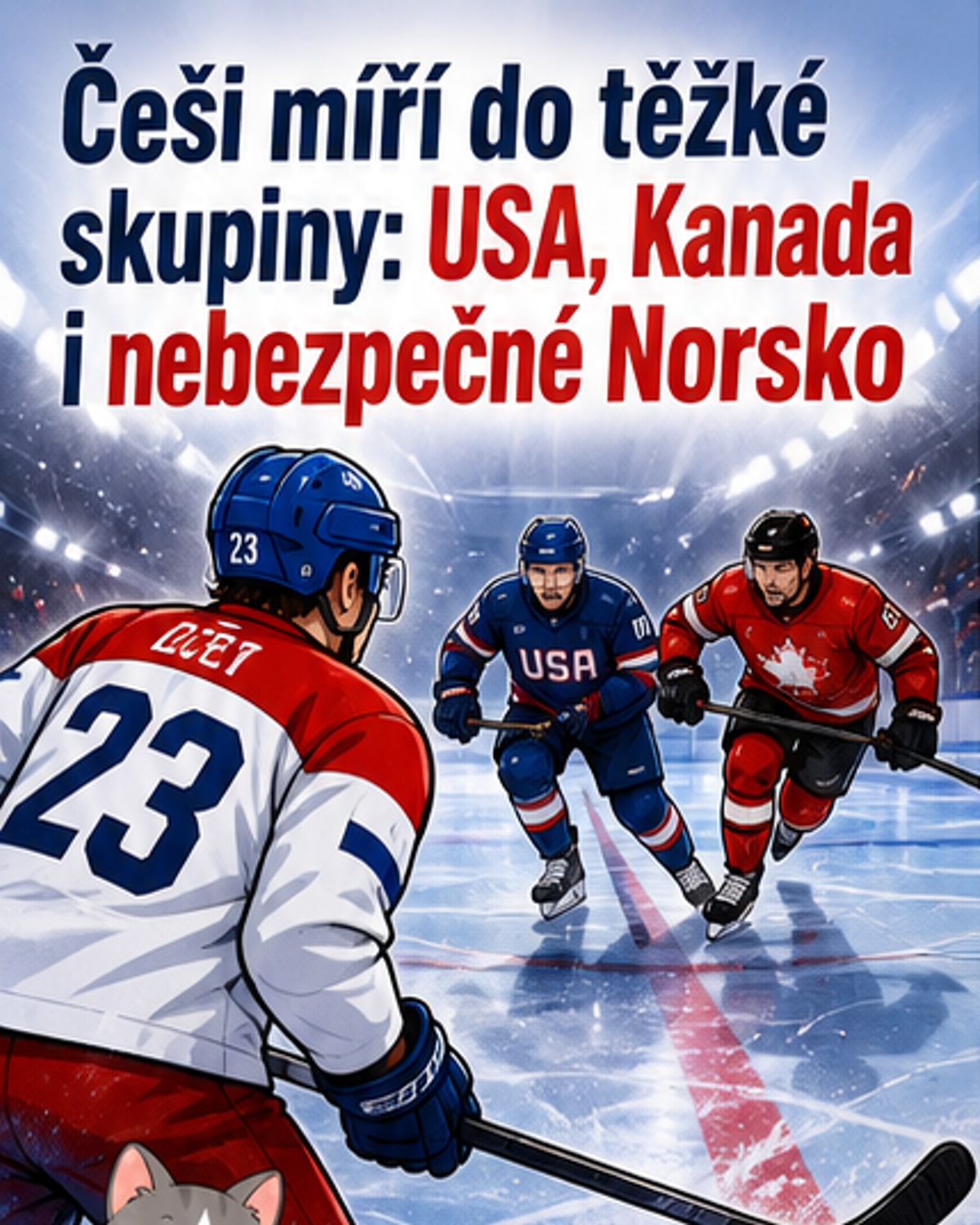 Český hokej čeká na MS těžkou skupinu