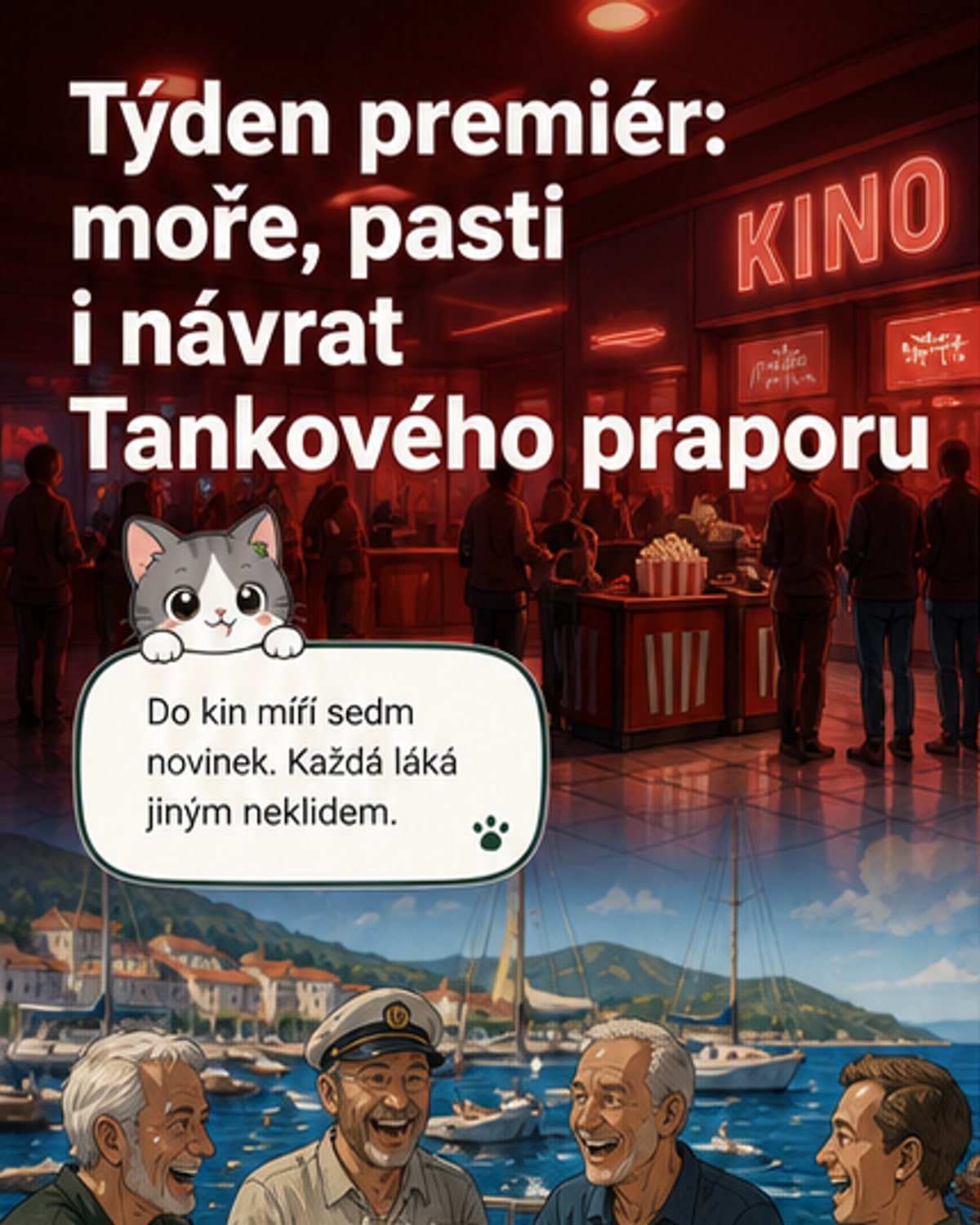Nové filmy v kině: od hororu po klasiku