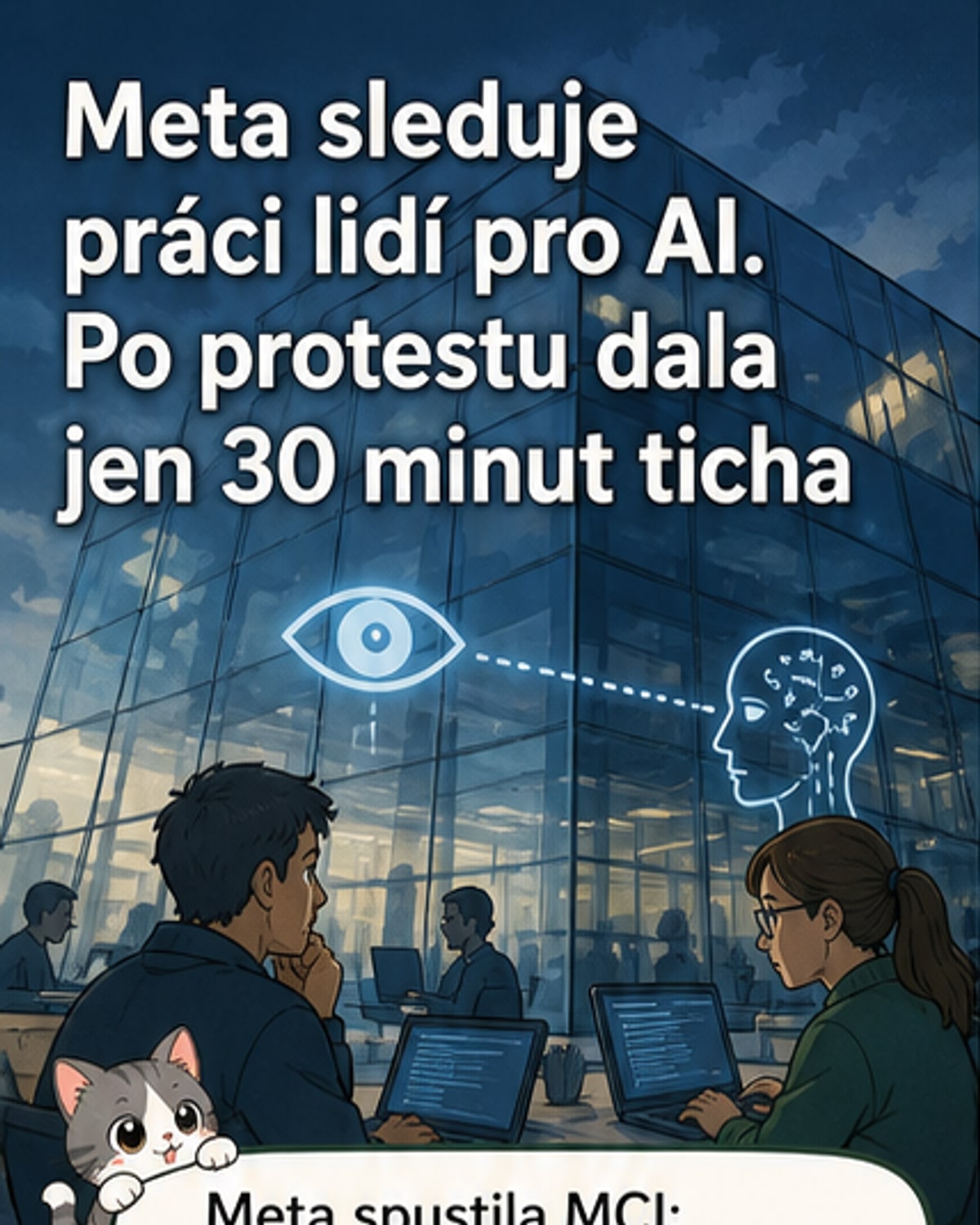 Meta sleduje zaměstnance pro trénink AI