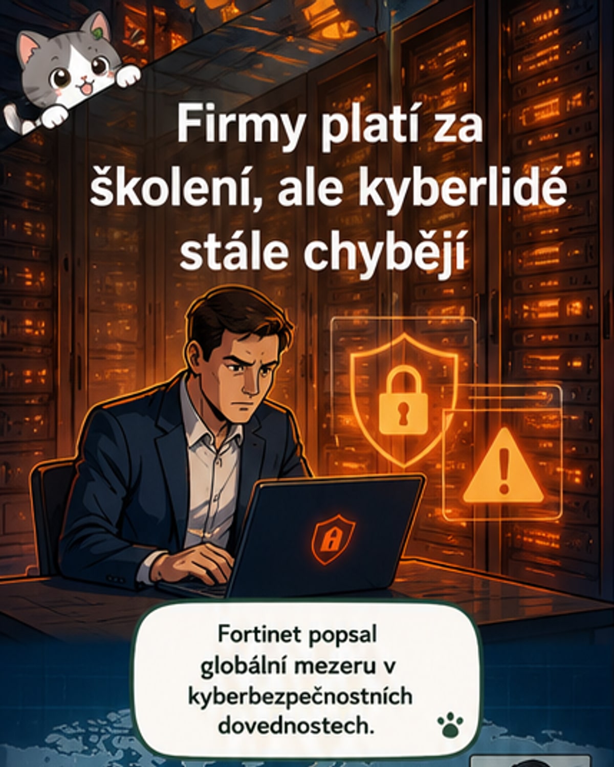 92 % firem chce školit zaměstnance v kyberbezpečnosti