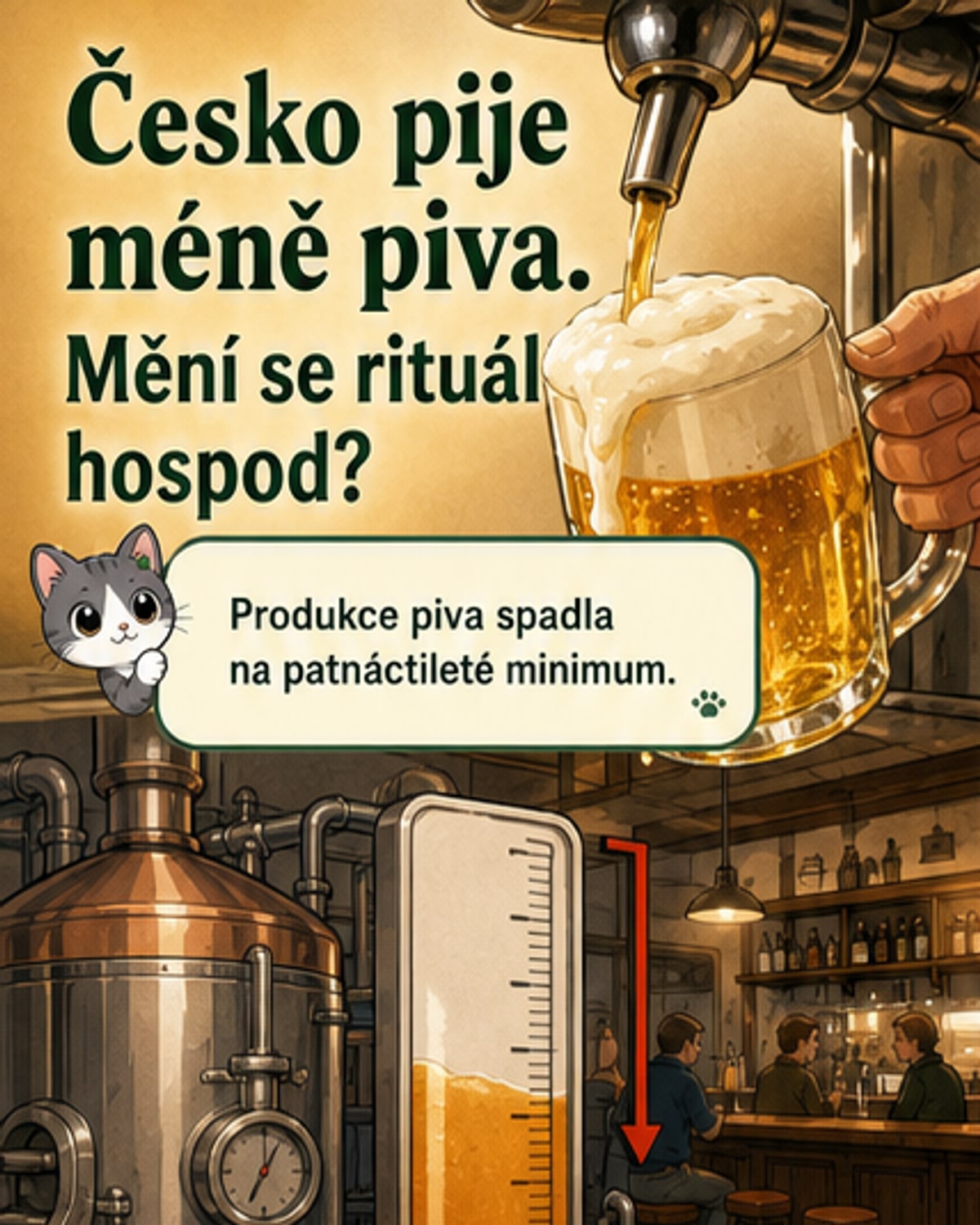 Česko končí jako pivní velmoc?