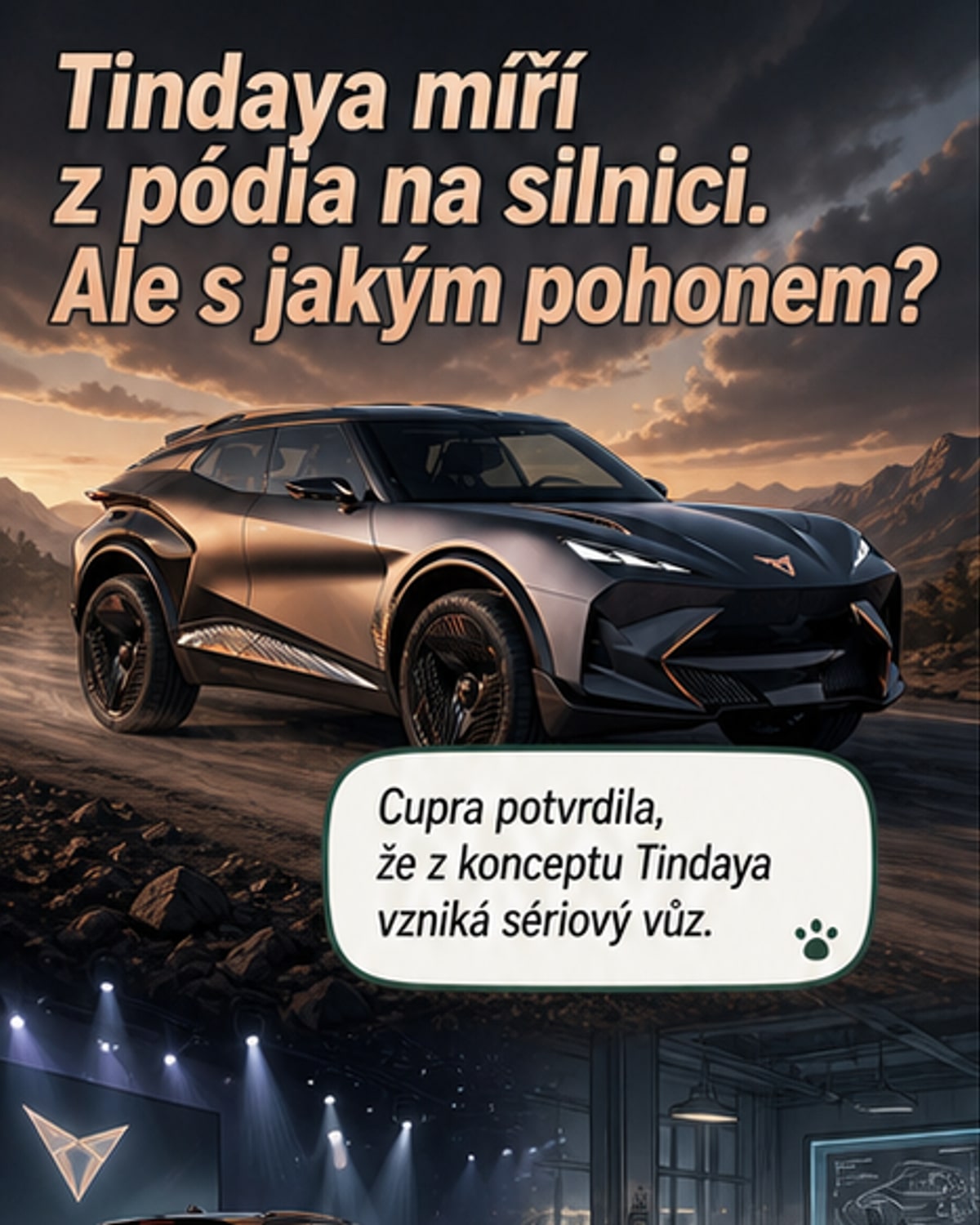 Cupra Tindaya půjde do sériové výroby