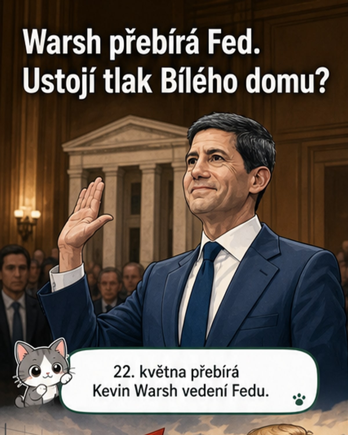 Nový šéf Fedu má silné politické vazby