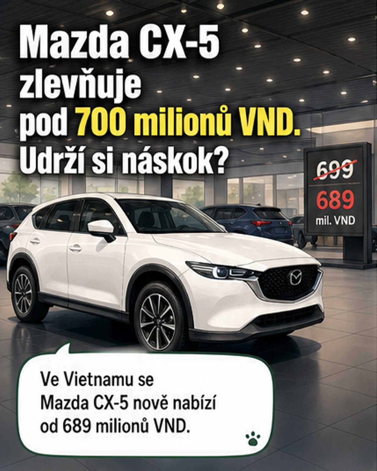 Mazda CX-5 je nejlevnější v segmentu C