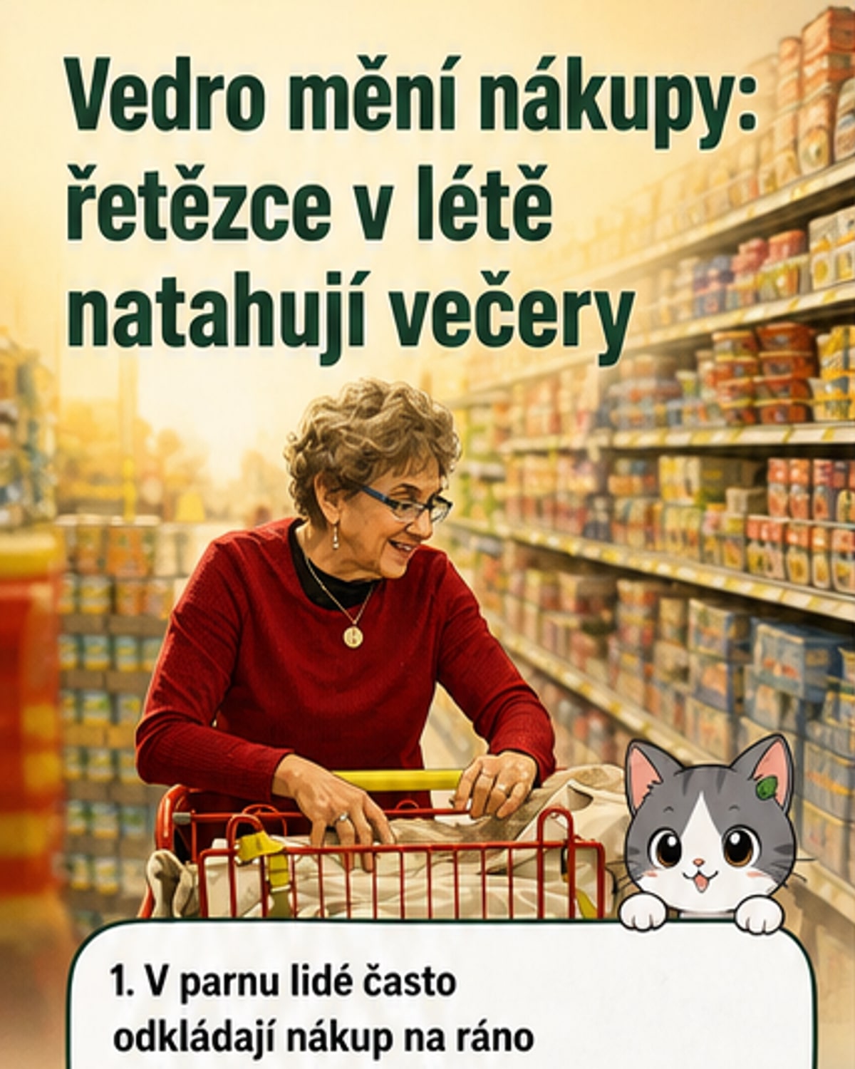 Supermarkety mění režim kvůli letu