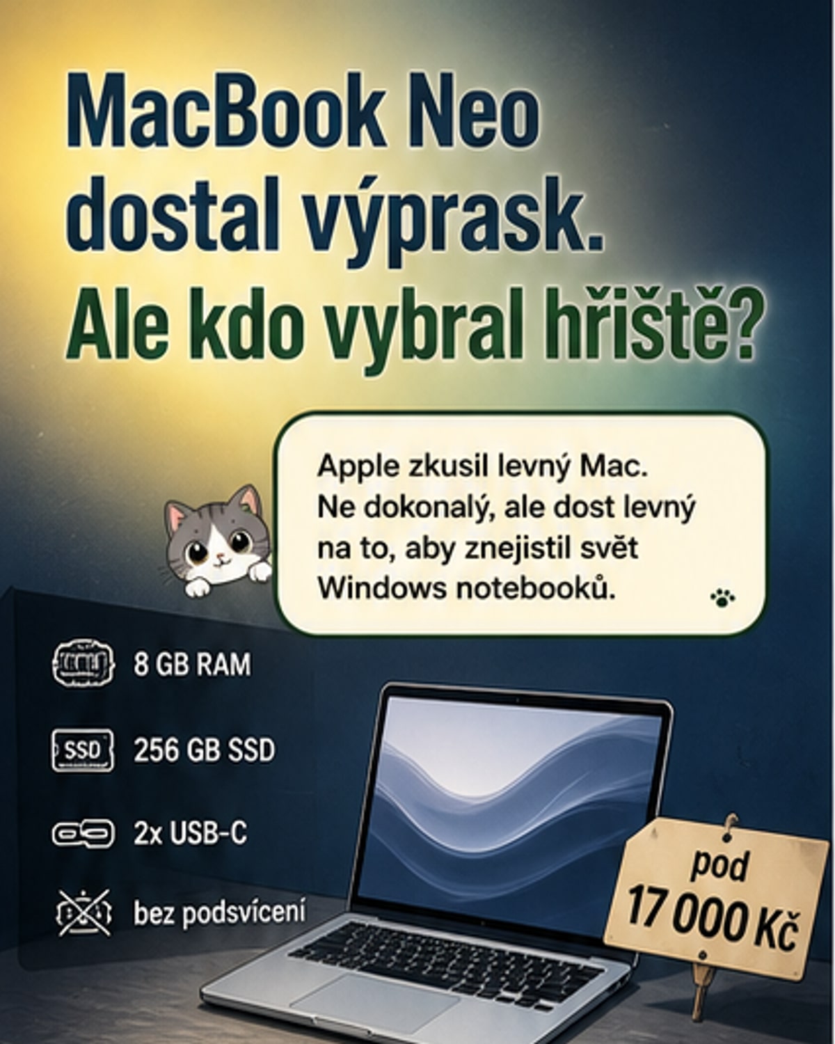 Microsoft srovnal Mac s Windows – ale vybral si hřiště