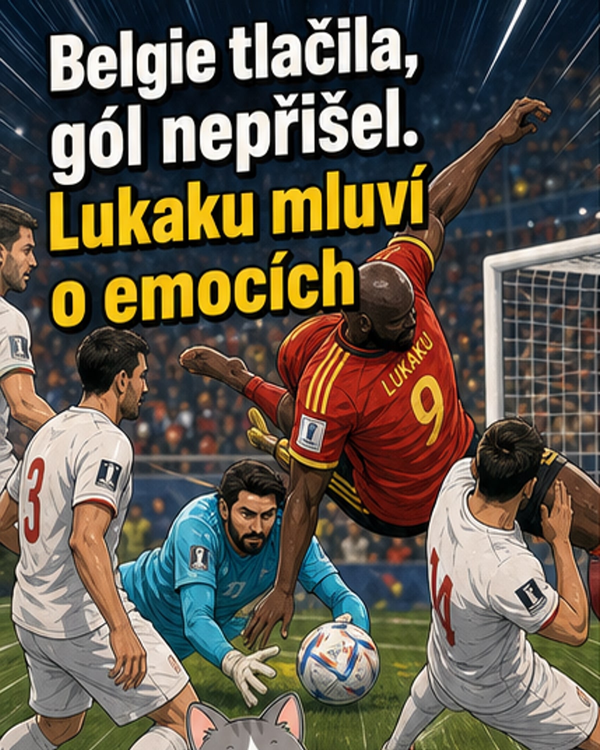 Belgie bezbrankově remizuje s Íránem