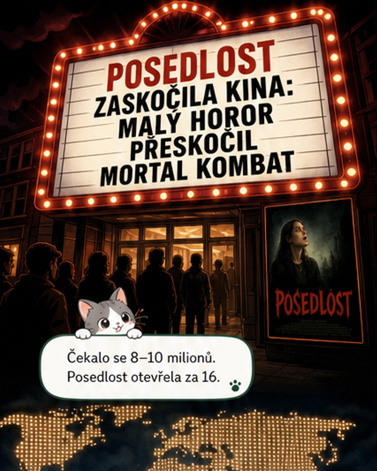 Hororová Posedlost porazila Mortal Kombat
