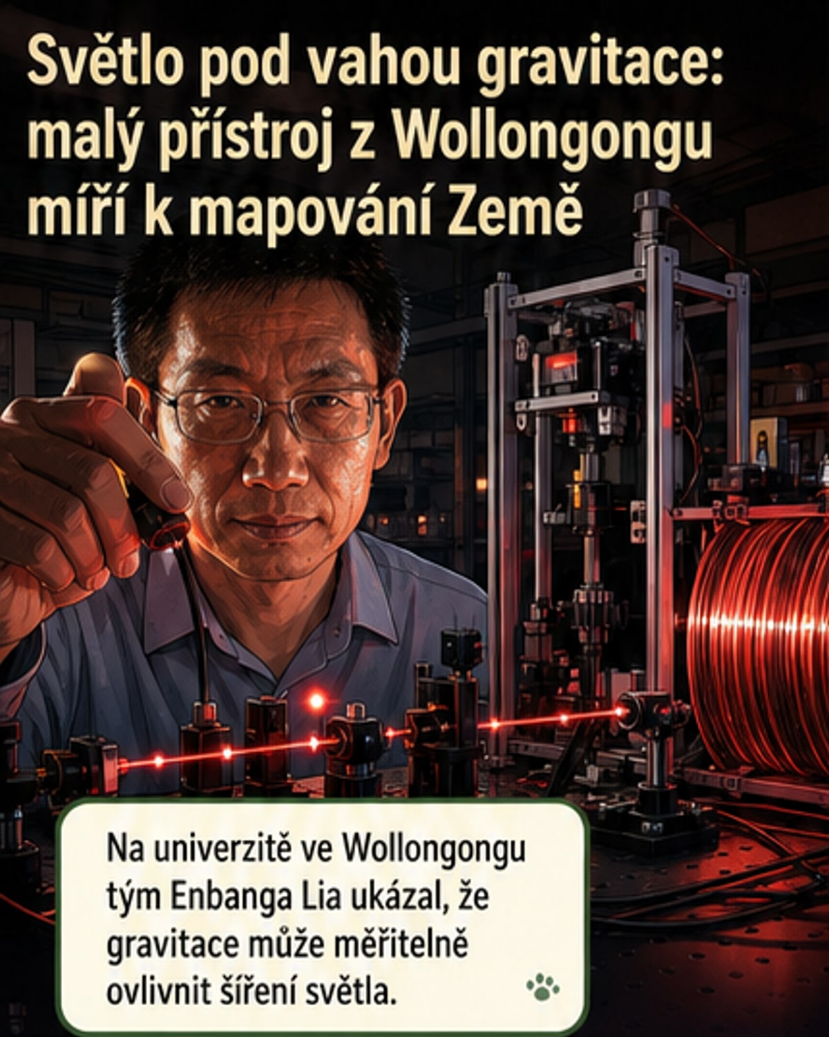 Gravitace ovlivňuje světlo – nový přístroj to dokázal