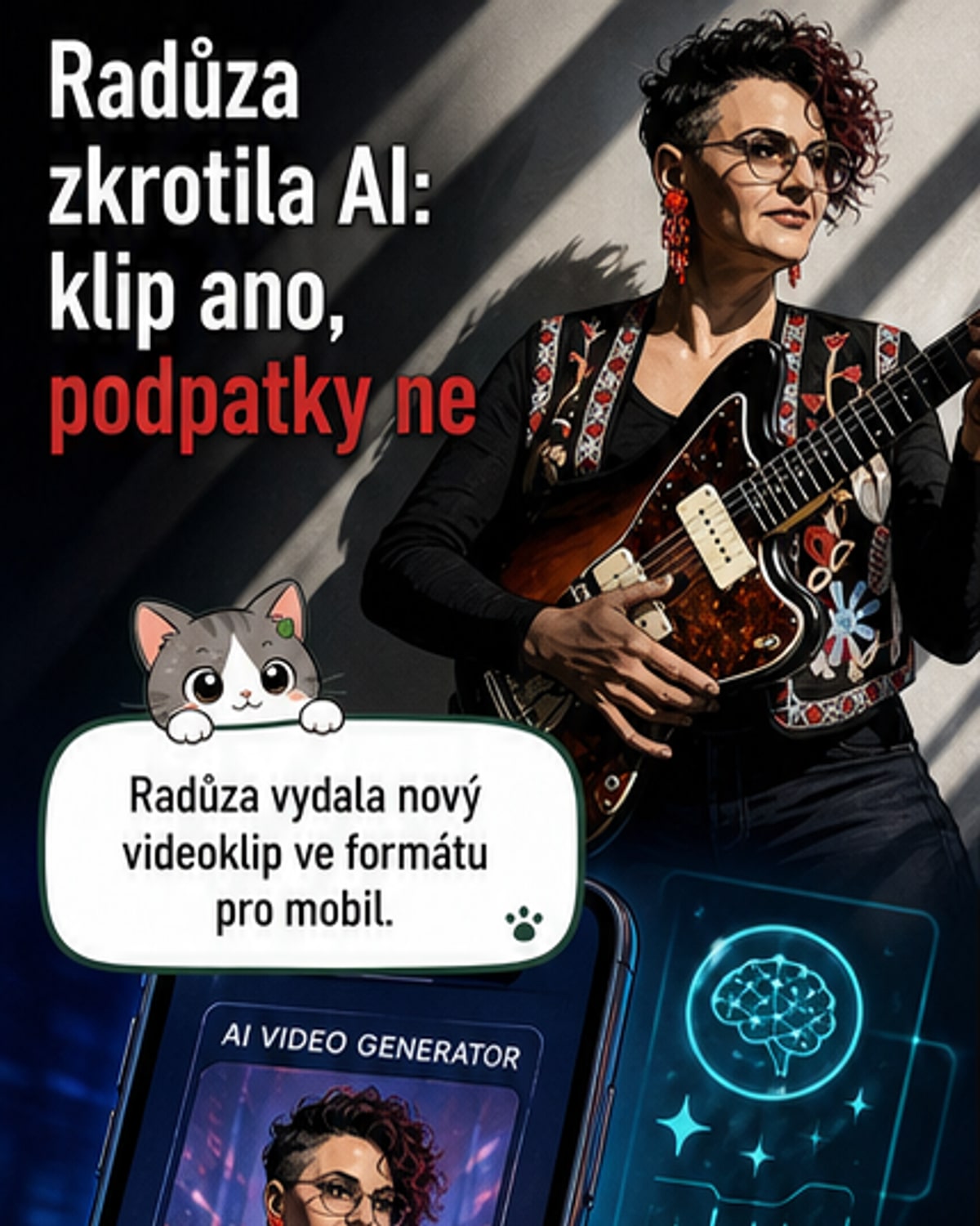 Radůza využila AI pro nový klip