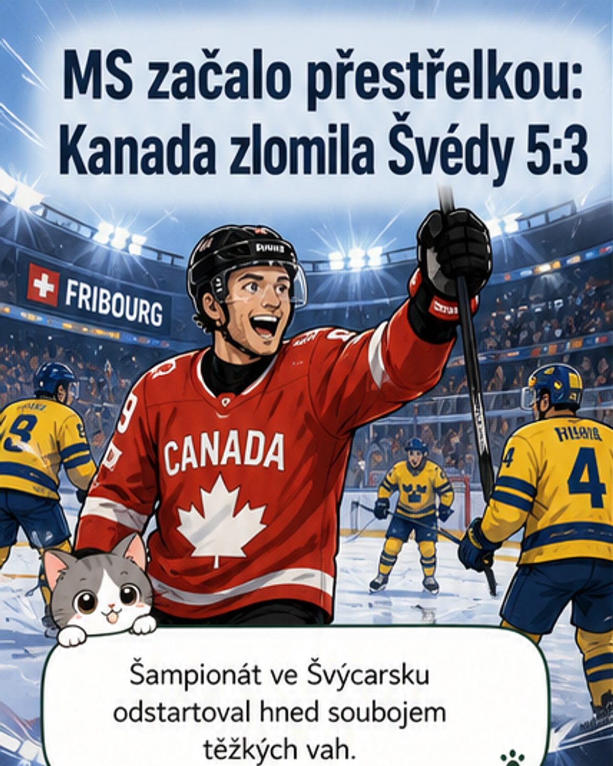 Kanada uspěla, Švýcaři zopakovali finále