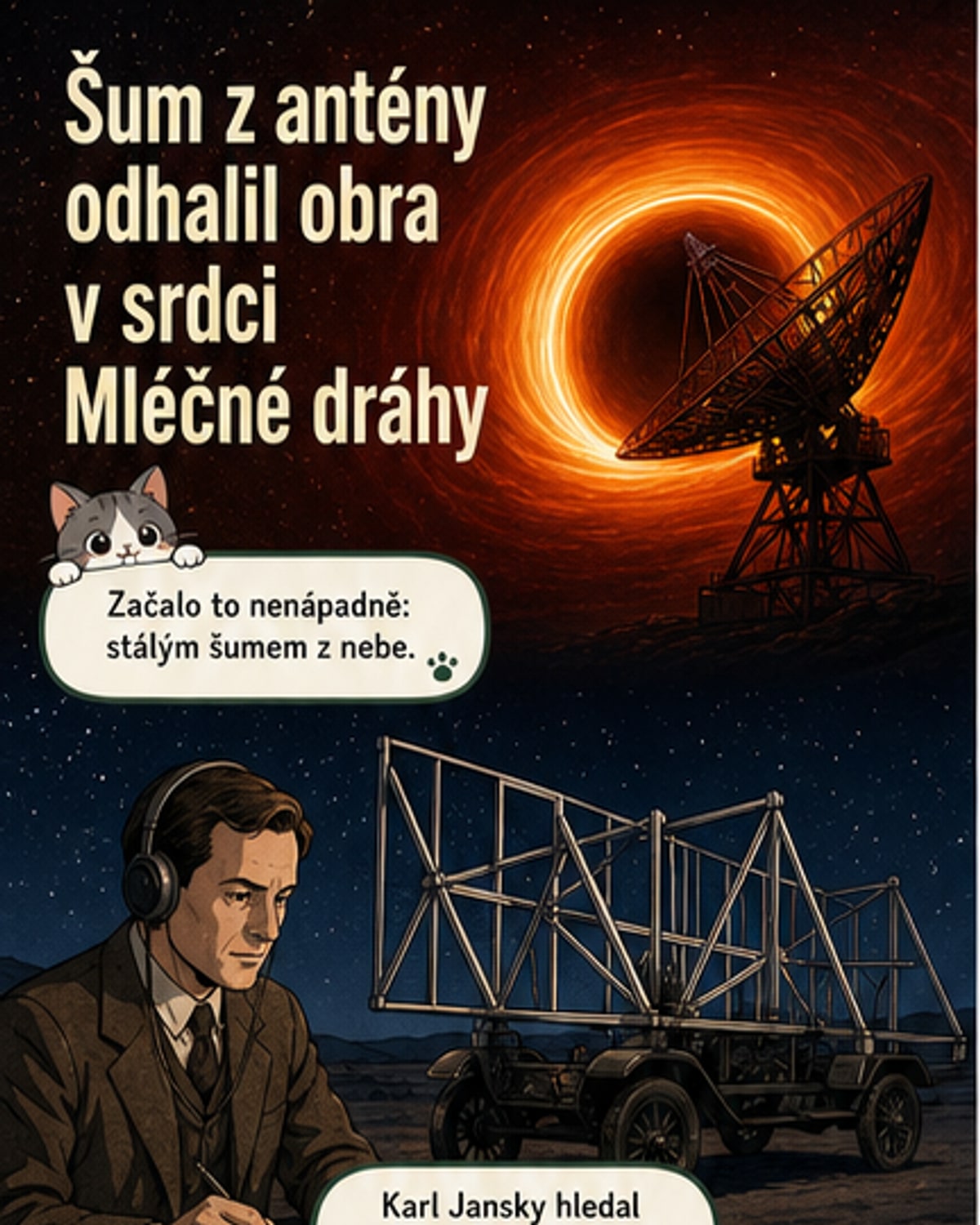 Černá díra v srdci Mléčné dráhy