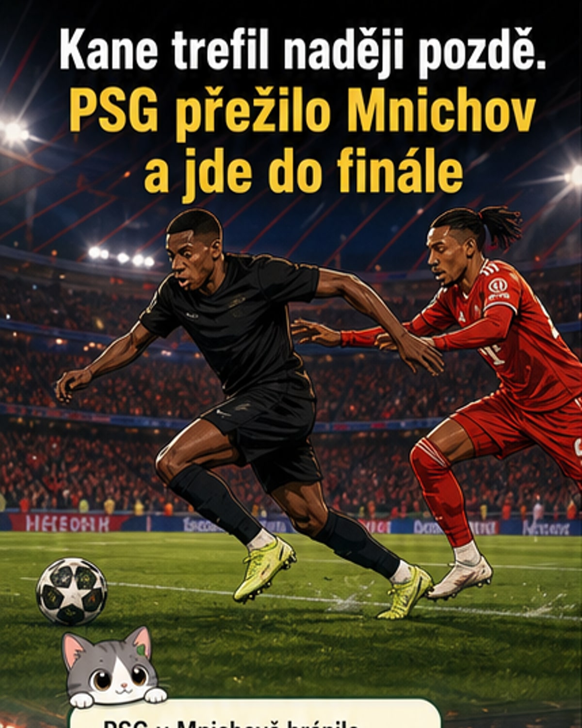 PSG postoupil do finále Ligy mistrů