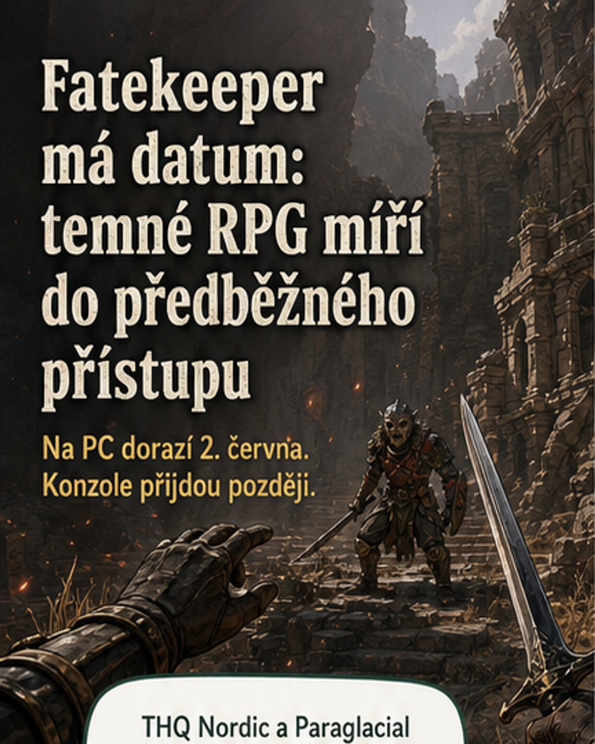 Temné RPG Fatekeeper v červnu