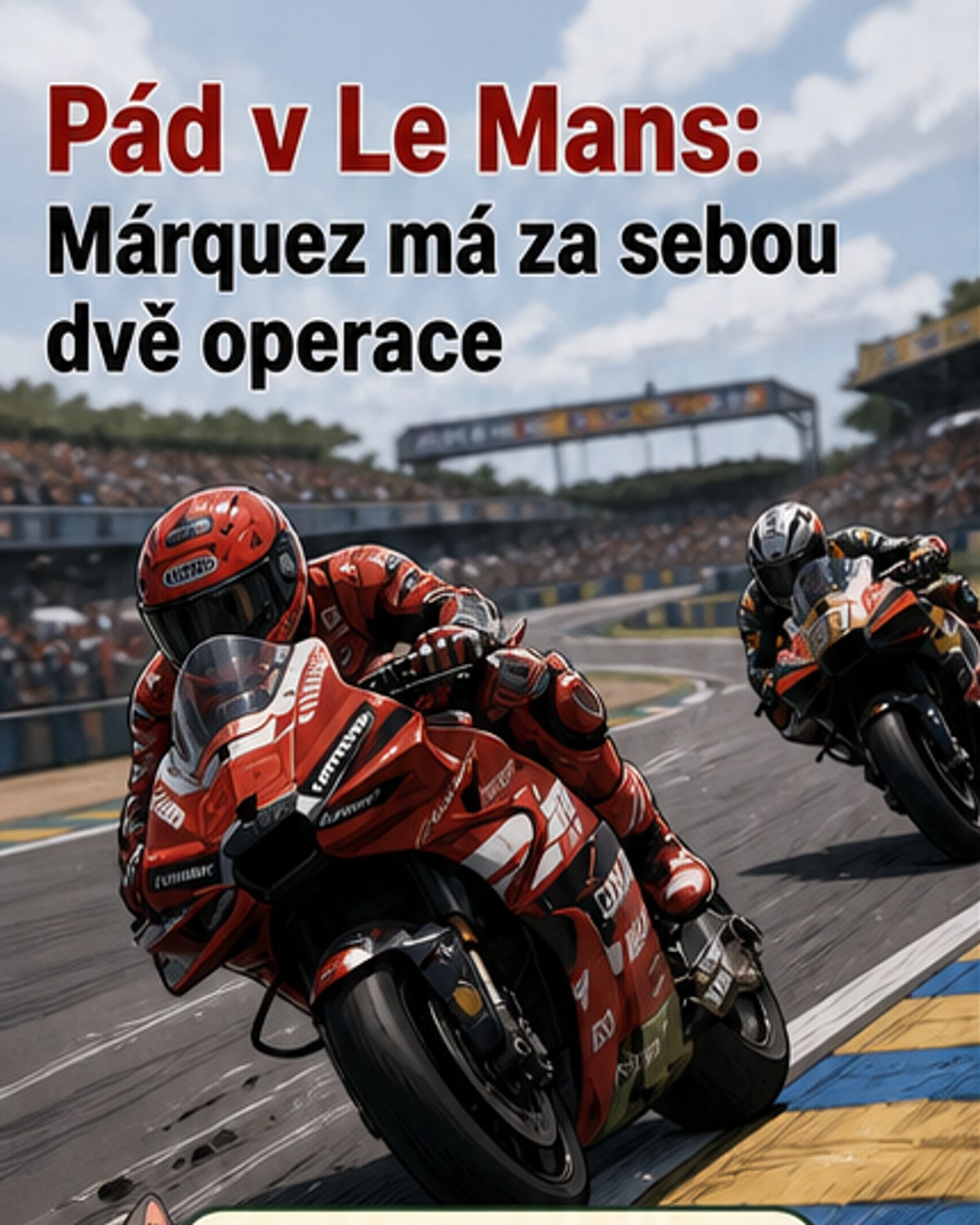 Marquez po nehodě v Le Mans podstoupil dvě operace