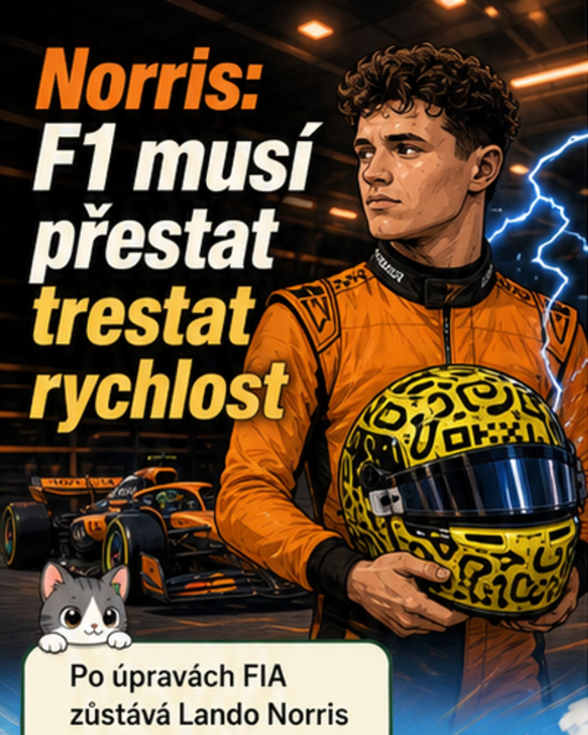 Norris kritizuje F1 kvůli baterii