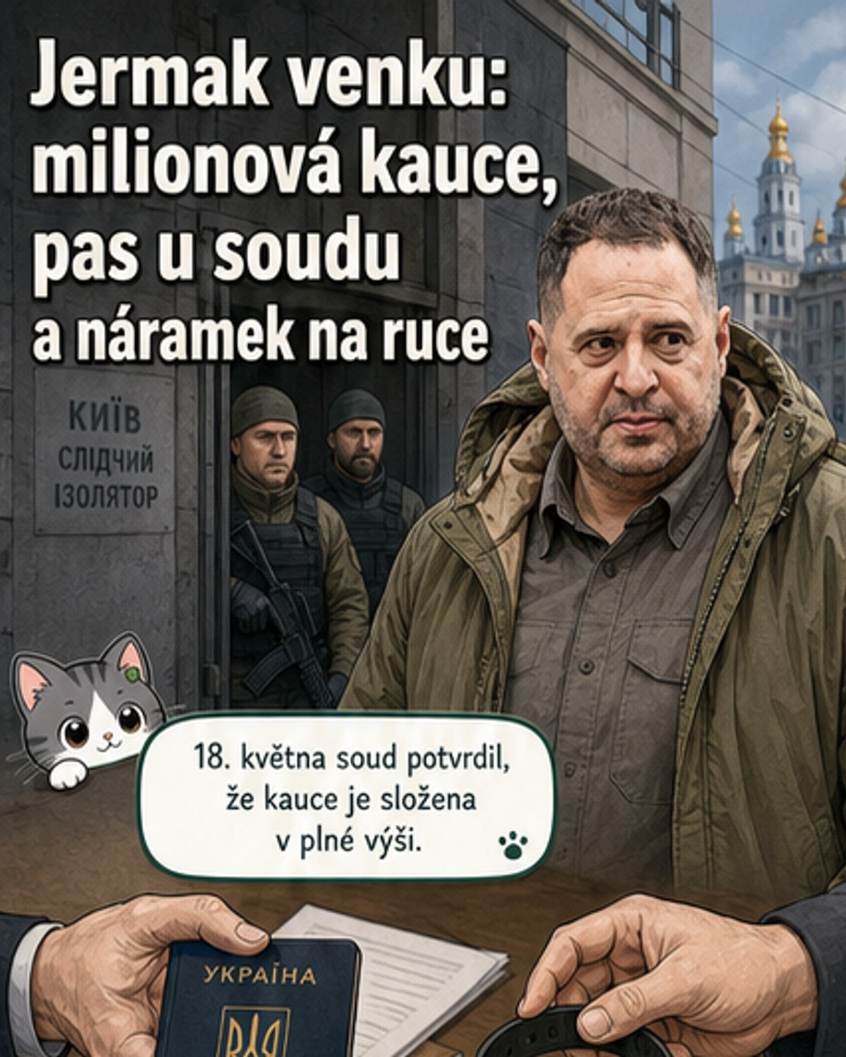 Klíčový Zelenského spolupracovník na svobodě