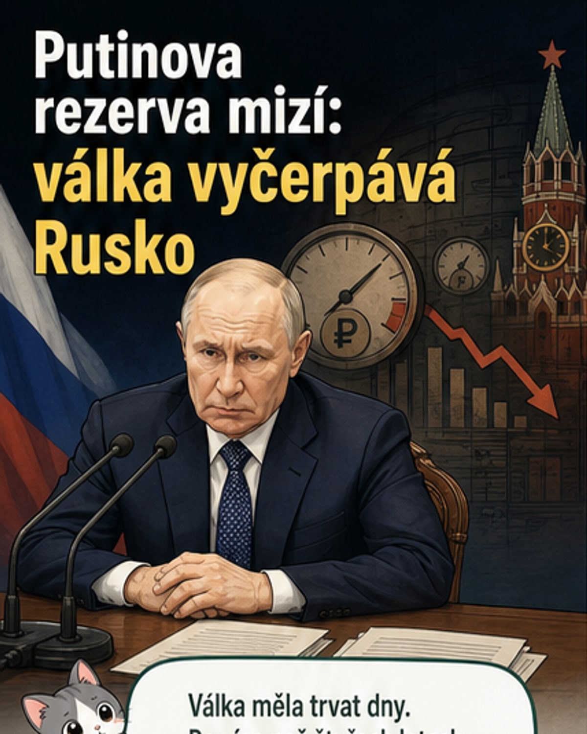 Rusko vyčerpáno čtyřletou válkou