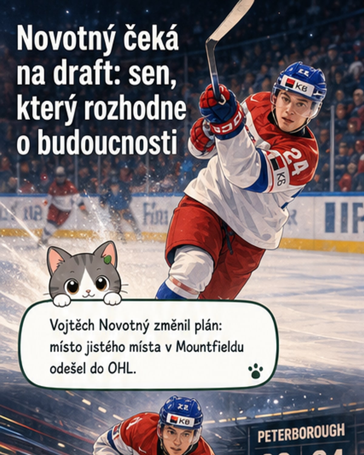 Český talent na prahu NHL
