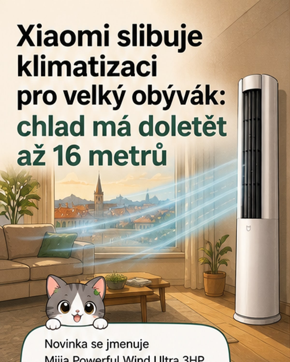 Xiaomi představila extrémně výkonnou klimatizaci