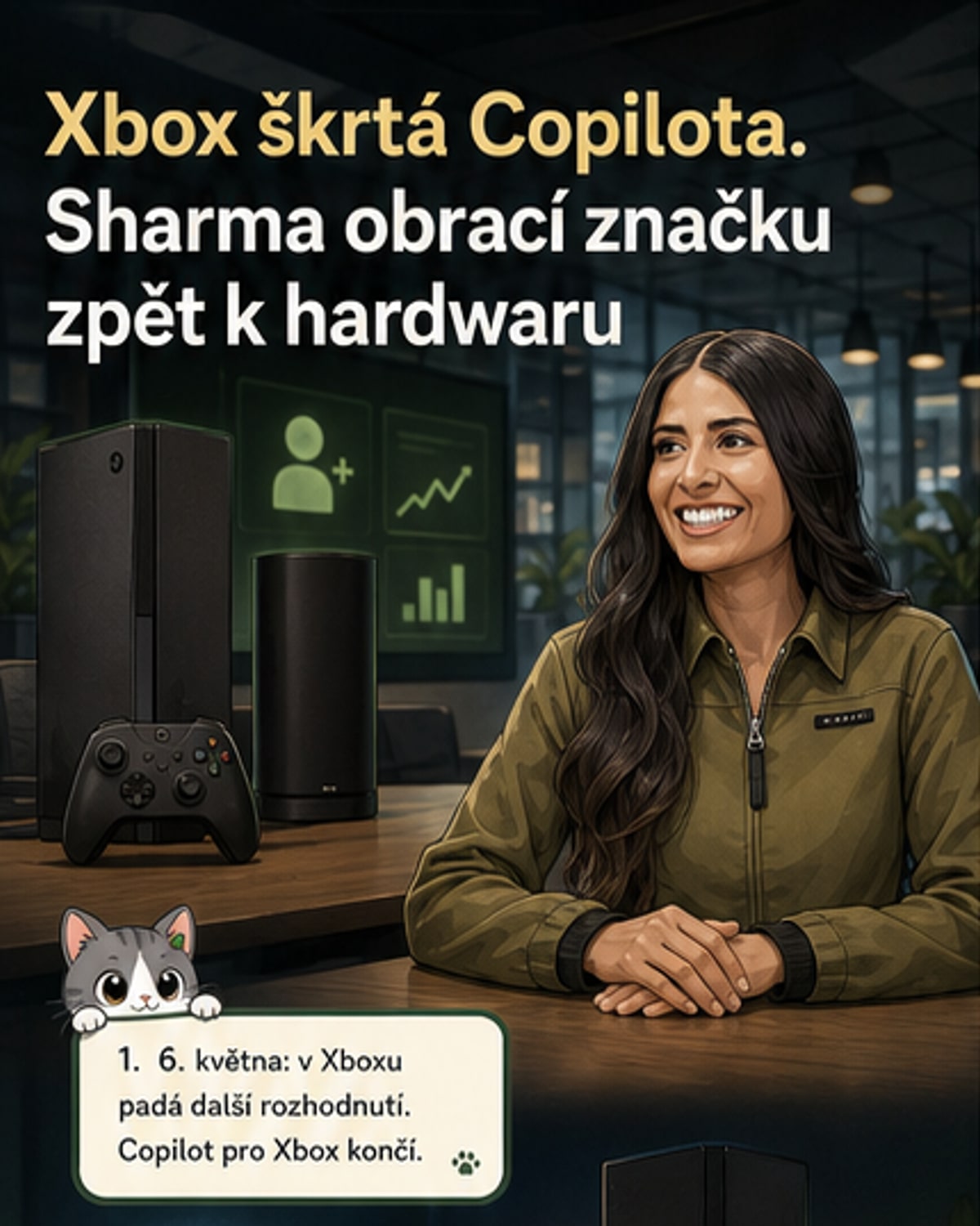 Xbox mění směr: Copilot zrušen, noví lídři
