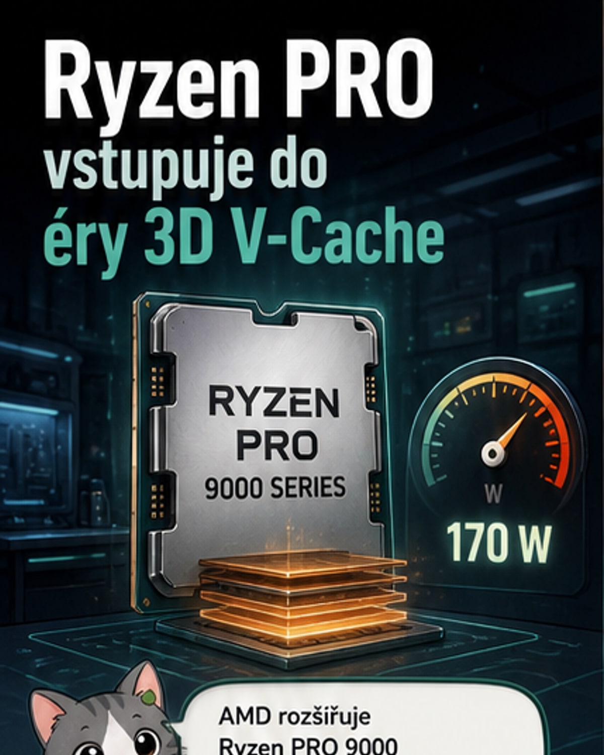 AMD představilo nové Ryzen PRO 9000